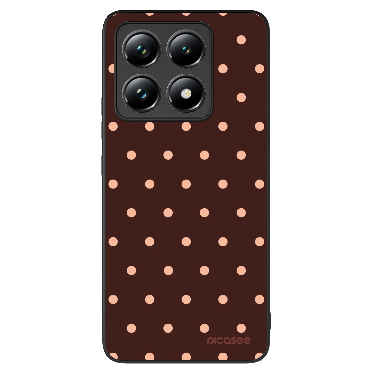 Picasee ULTIMATE CASE na Xiaomi 14T - Peach Dots & Chocolate