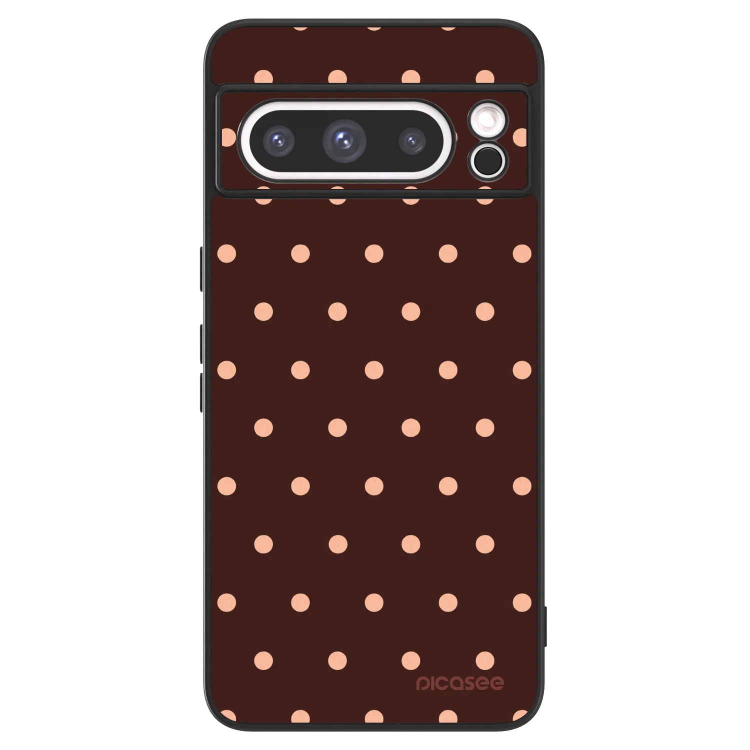 Picasee ULTIMATE CASE na Google Pixel 8 Pro - Peach Dots & Chocolate