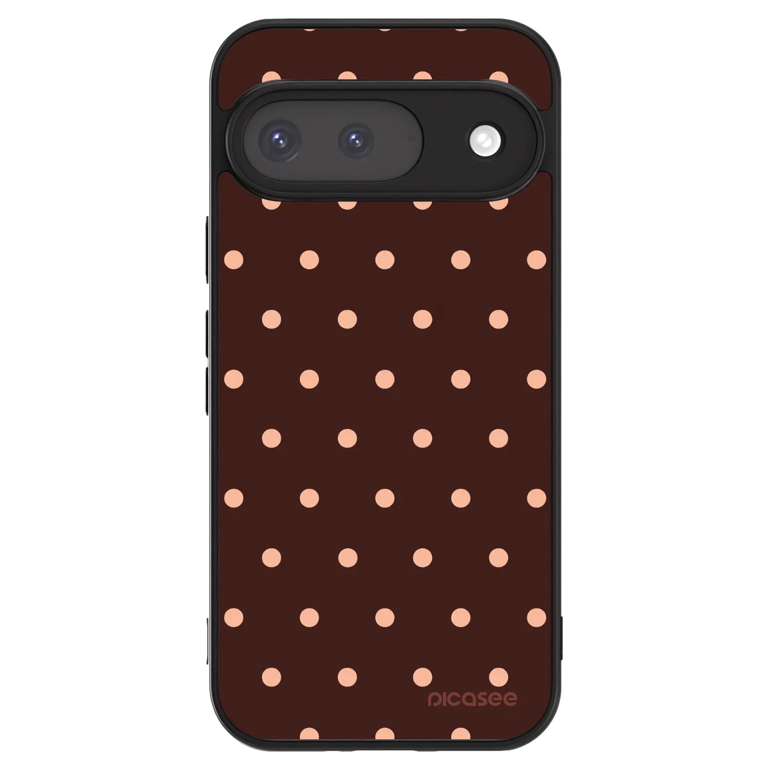 Picasee ULTIMATE CASE na Google Pixel 9 - Peach Dots & Chocolate