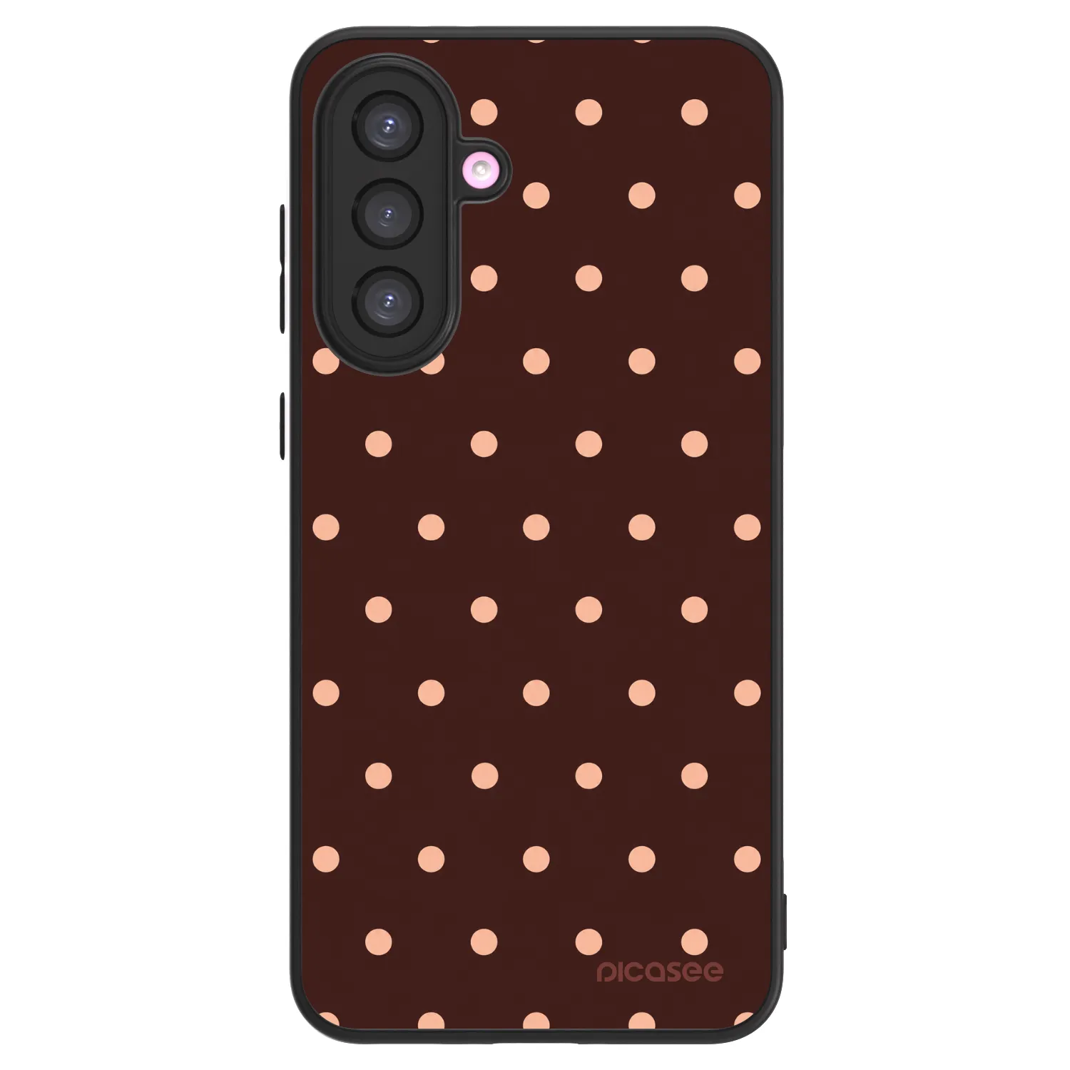 Picasee ULTIMATE CASE na Samsung Galaxy A56 5G A566B - Peach Dots & Chocolate