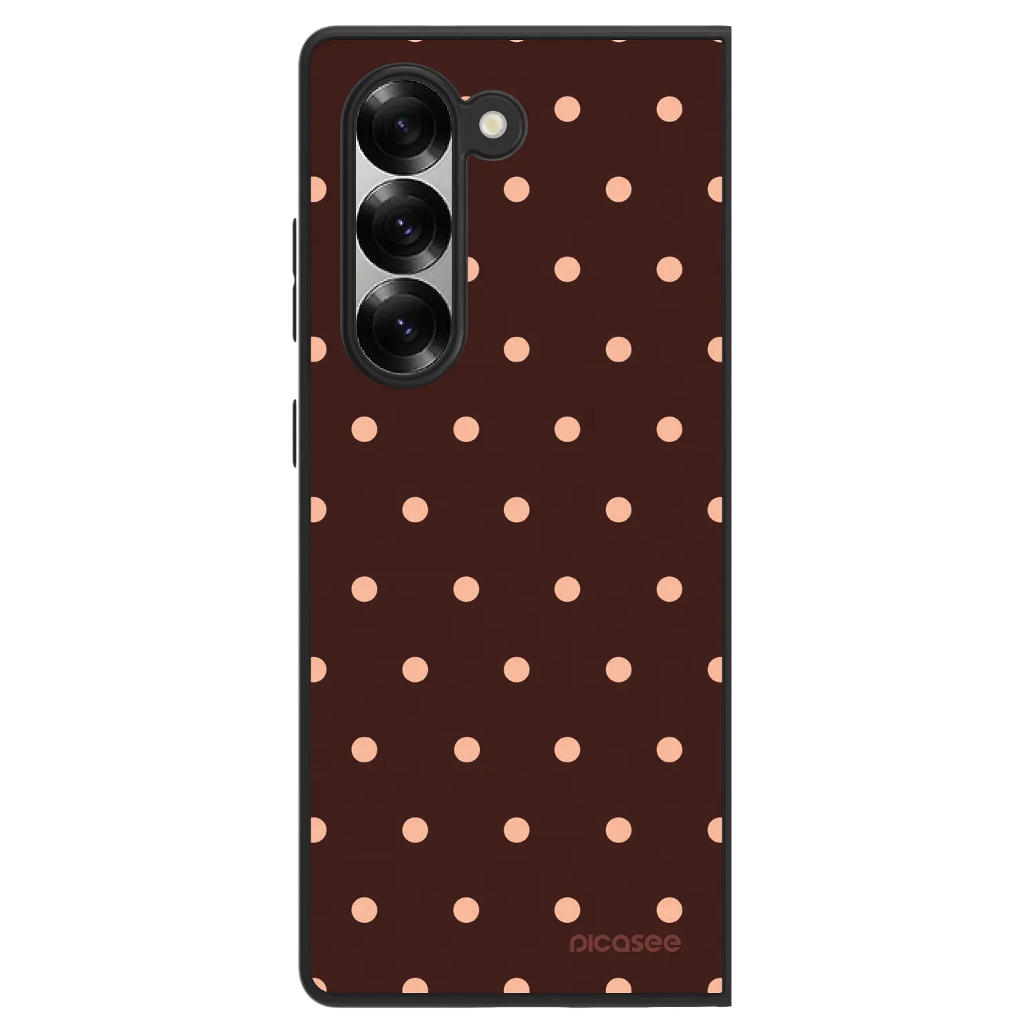 Picasee ULTIMATE CASE na Samsung Galaxy Z Fold6 5G - Peach Dots & Chocolate