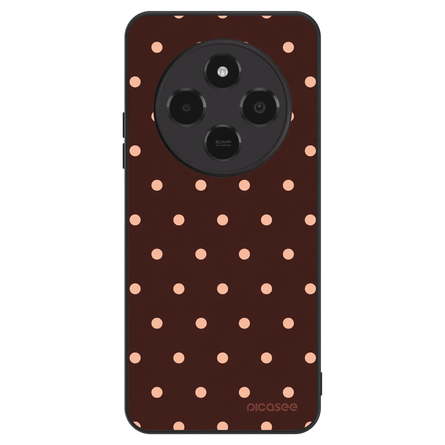 Picasee ULTIMATE CASE na Xiaomi Poco C75 - Peach Dots & Chocolate