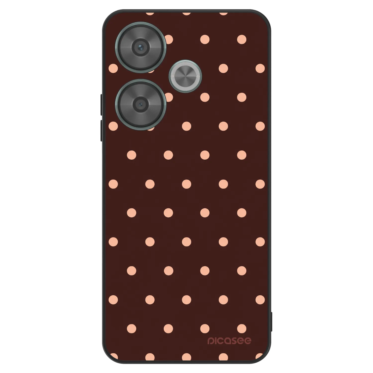 Picasee ULTIMATE CASE na Xiaomi Poco F6 - Peach Dots & Chocolate