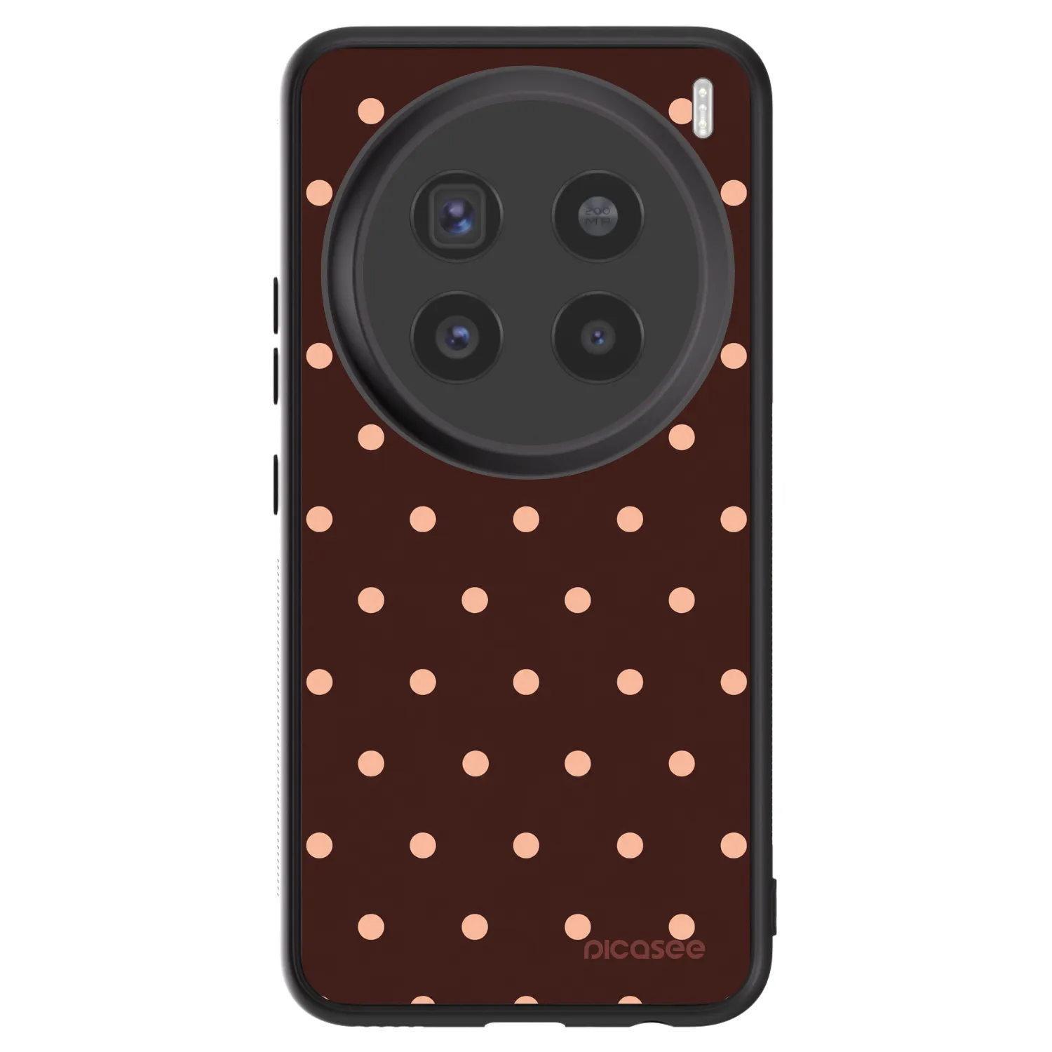 Picasee ULTIMATE CASE na Vivo X200 Pro - Peach Dots & Chocolate