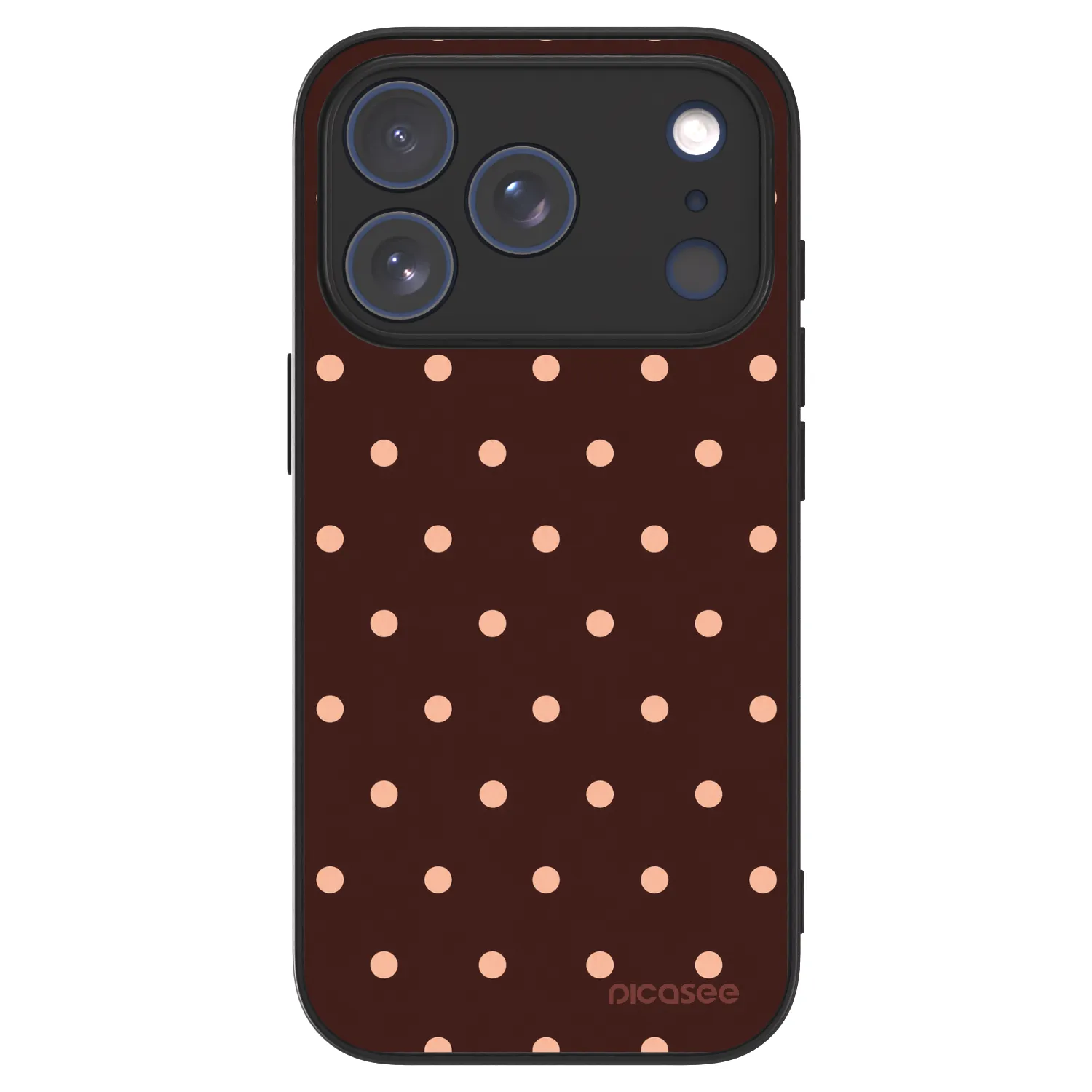 Picasee ULTIMATE CASE na Apple iPhone 17 Pro - Peach Dots & Chocolate