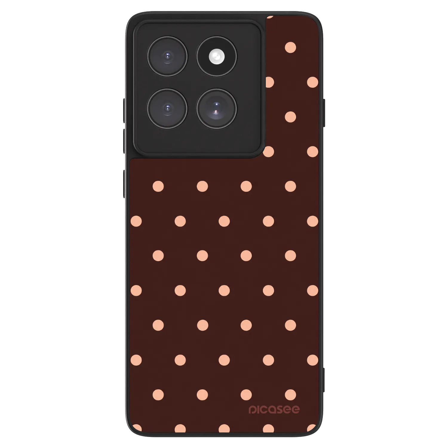 Picasee ULTIMATE CASE na Motorola Edge 60 5G - Peach Dots & Chocolate