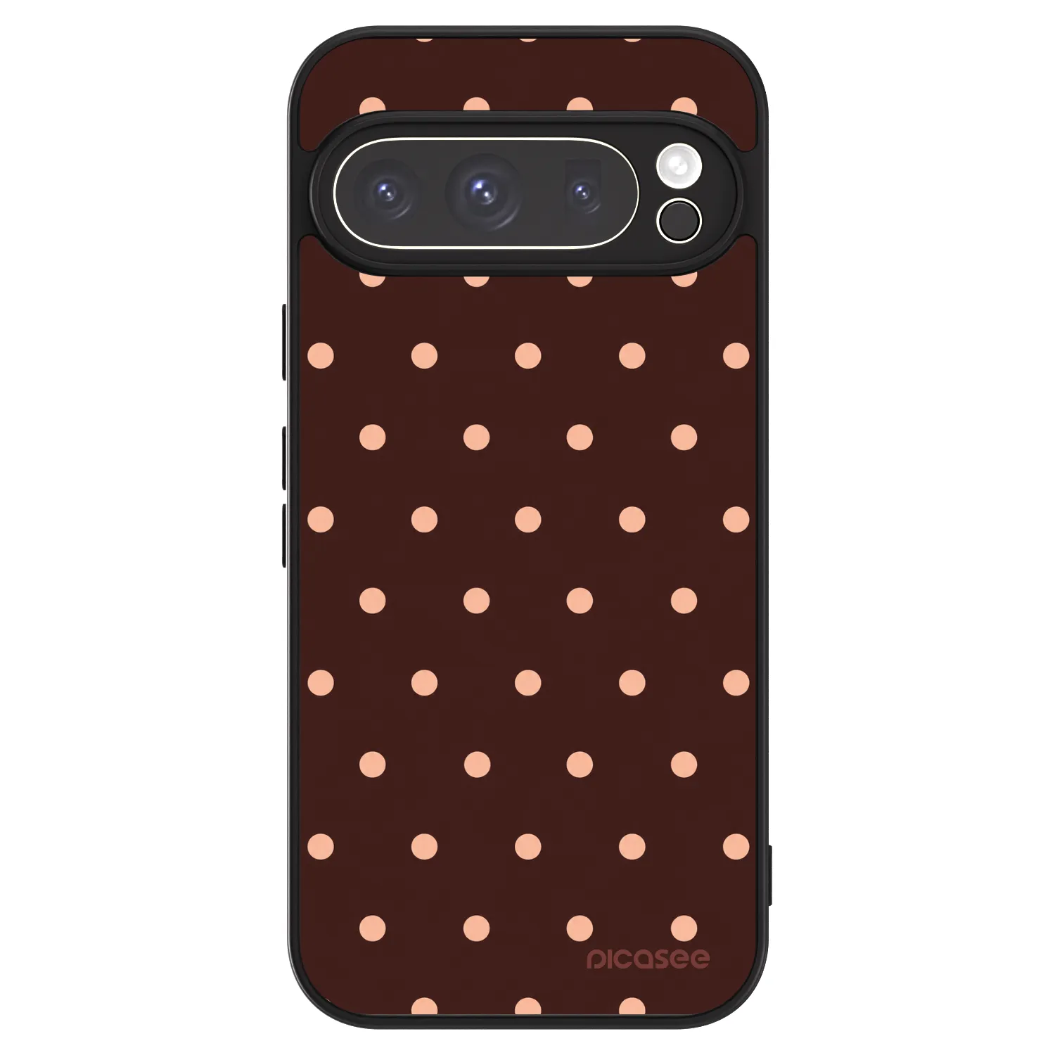 Picasee ULTIMATE CASE na Google Pixel 9 Pro XL - Peach Dots & Chocolate