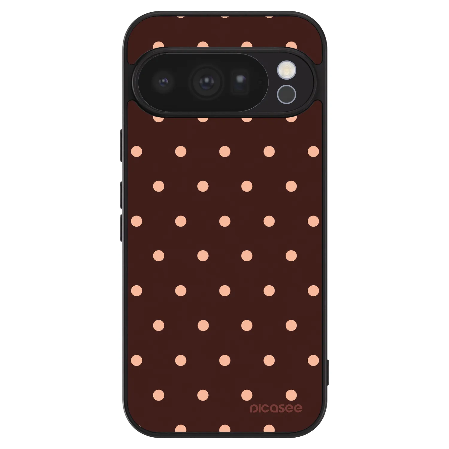 Picasee ULTIMATE CASE na Google Pixel 10 Pro - Peach Dots & Chocolate