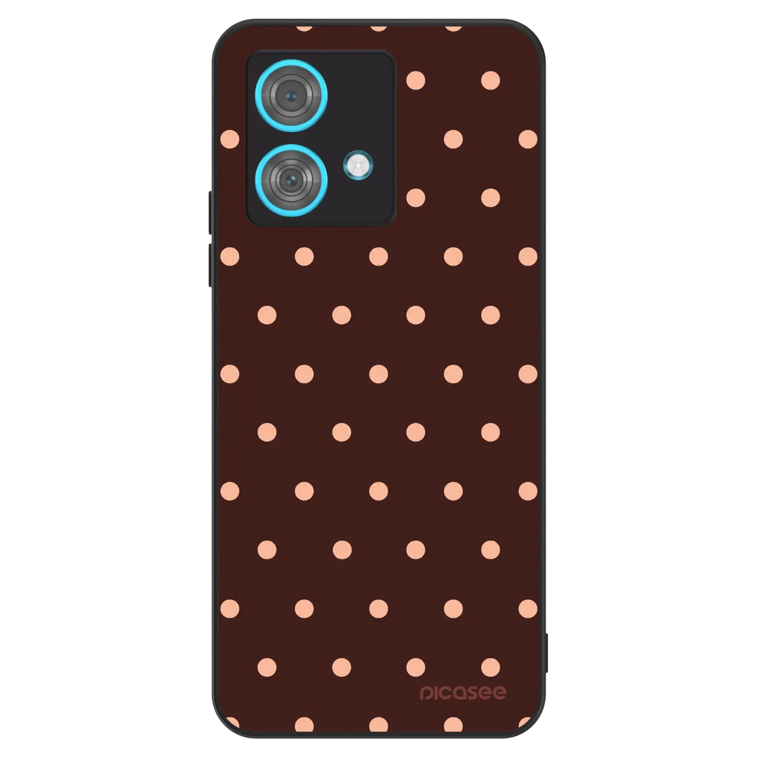 Picasee ULTIMATE CASE na Motorola Edge 40 Neo - Peach Dots & Chocolate