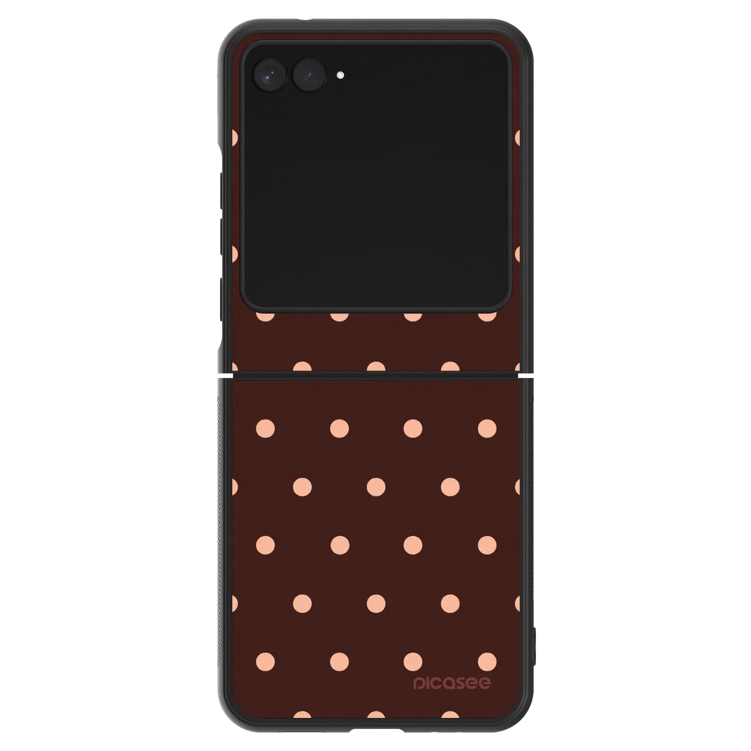 Picasee ULTIMATE CASE na Motorola Razr 60 - Peach Dots & Chocolate