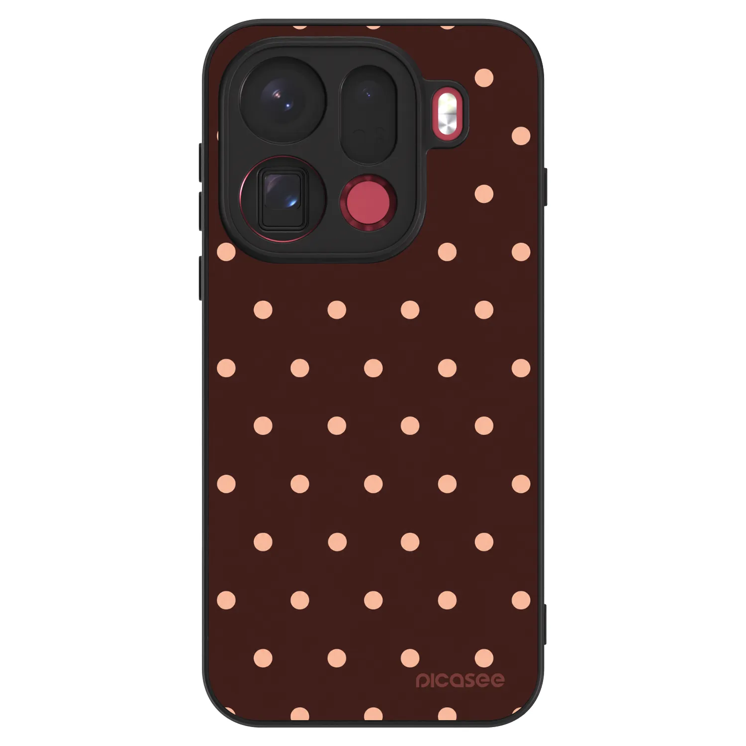 Picasee ULTIMATE CASE na OPPO Find X9 Pro - Peach Dots & Chocolate