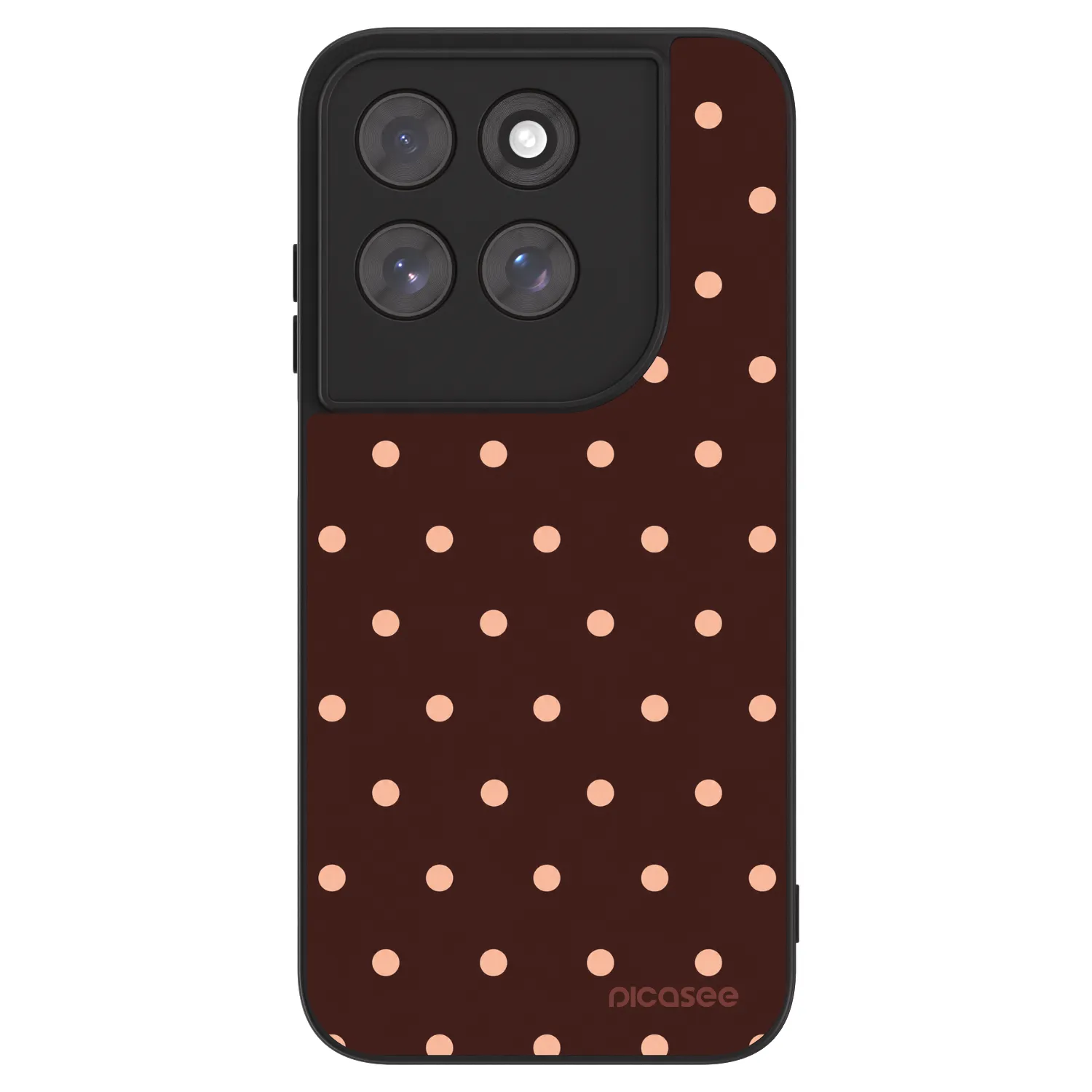 Picasee ULTIMATE CASE na Motorola Moto G77 - Peach Dots & Chocolate