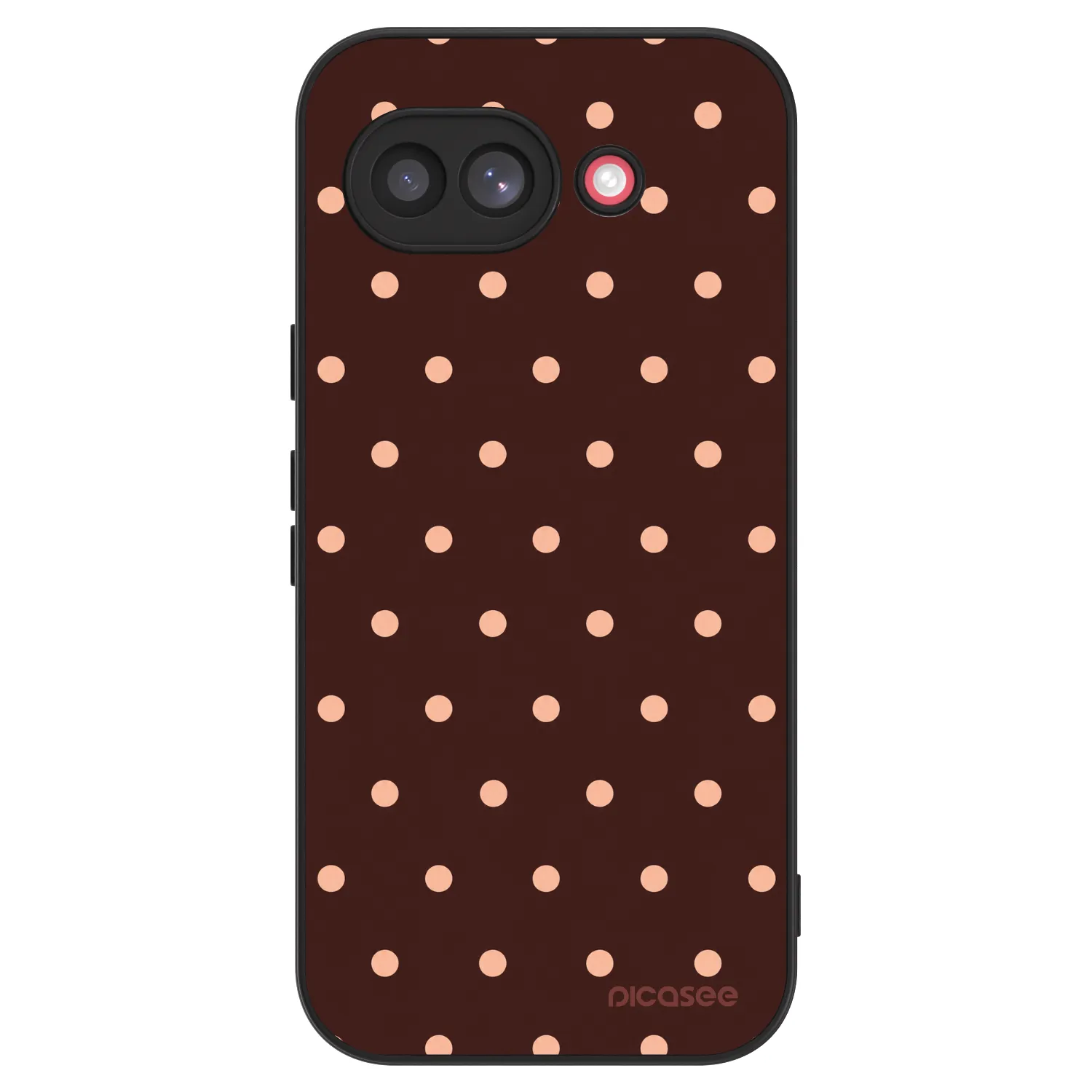 Picasee ULTIMATE CASE na Google Pixel 10a - Peach Dots & Chocolate