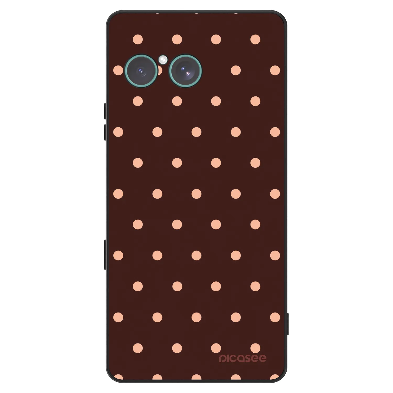 Picasee ULTIMATE CASE na Sony Xperia 10 VII - Peach Dots & Chocolate