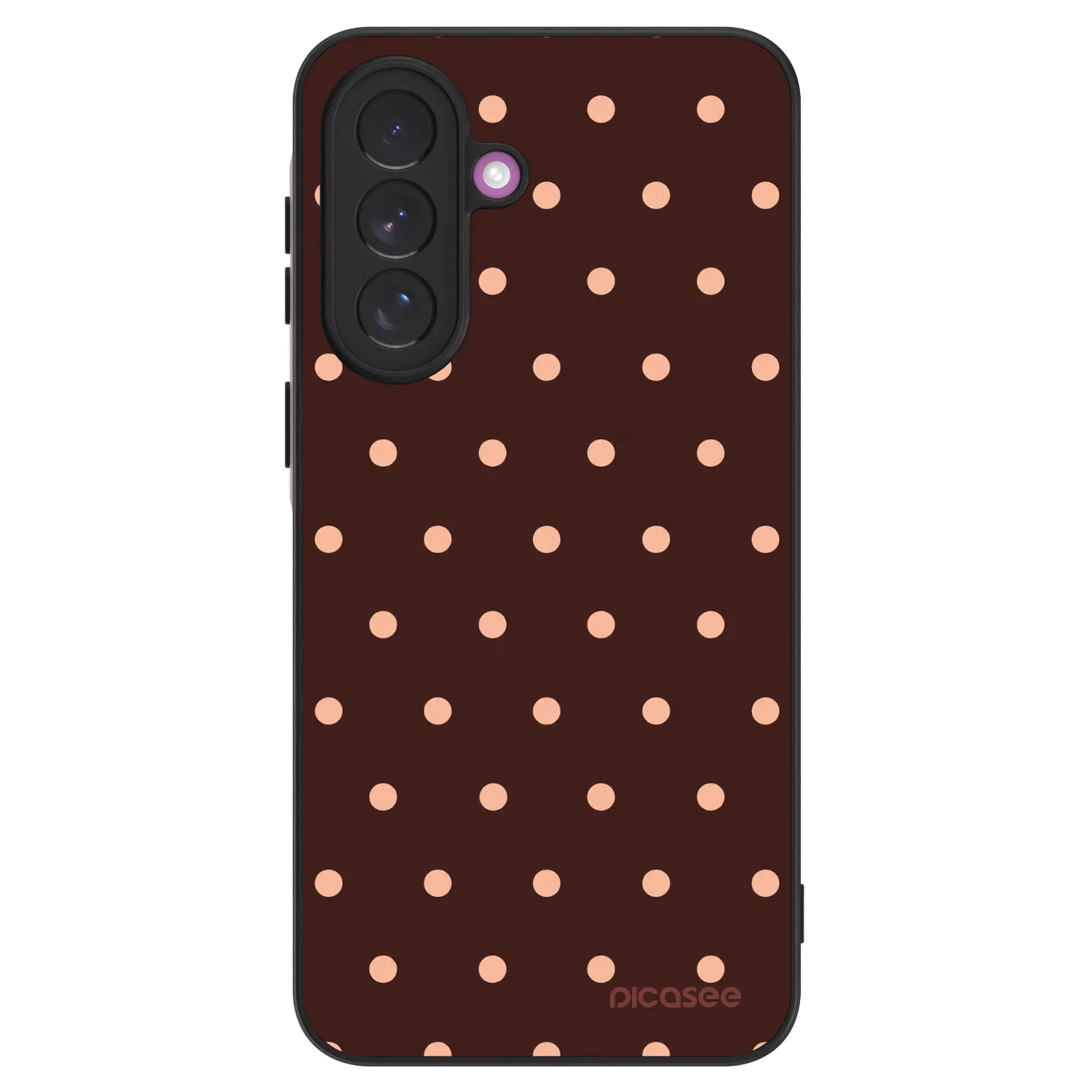 Picasee ULTIMATE CASE na Samsung Galaxy A37 - Peach Dots & Chocolate