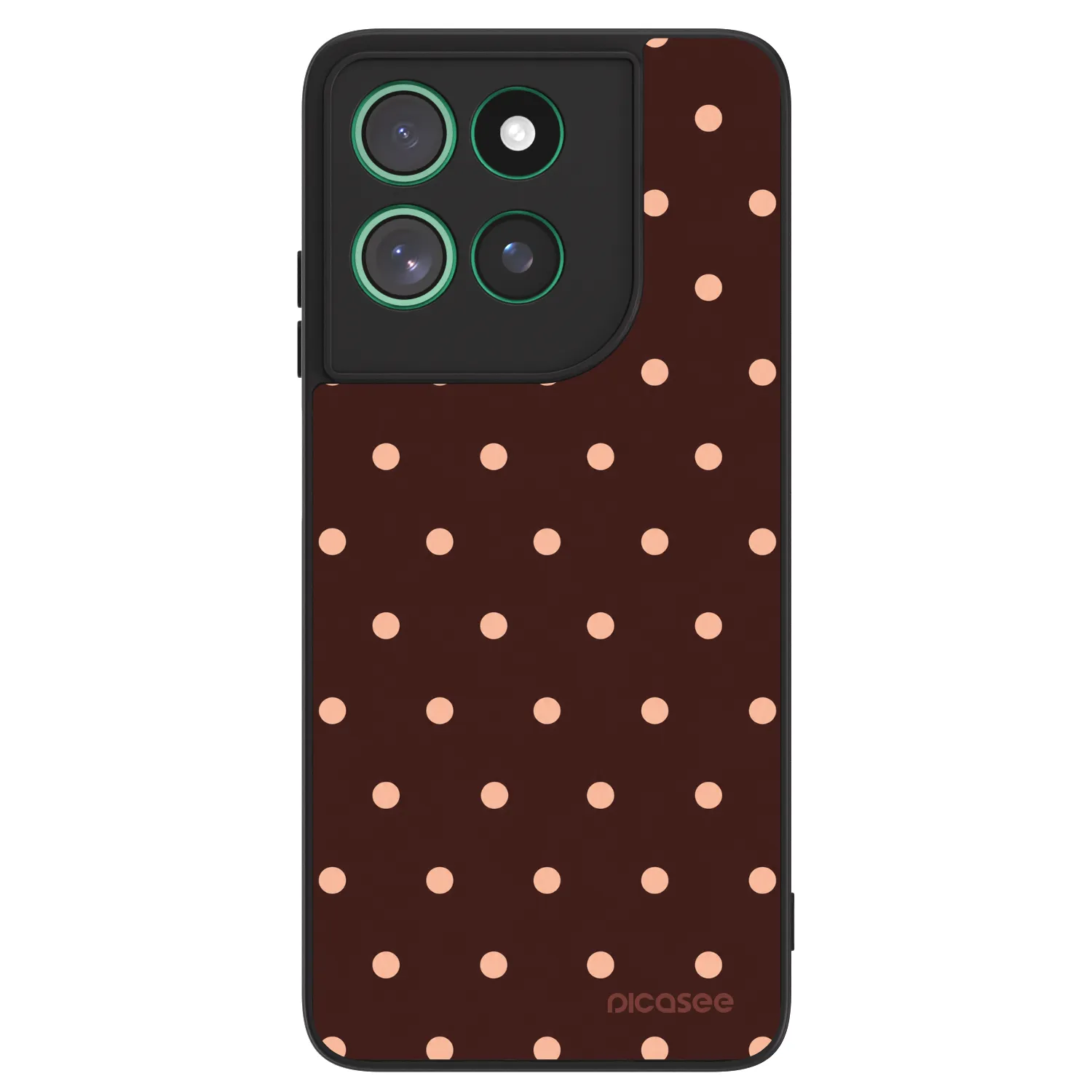 Picasee ULTIMATE CASE na Motorola Moto G57 Power - Peach Dots & Chocolate