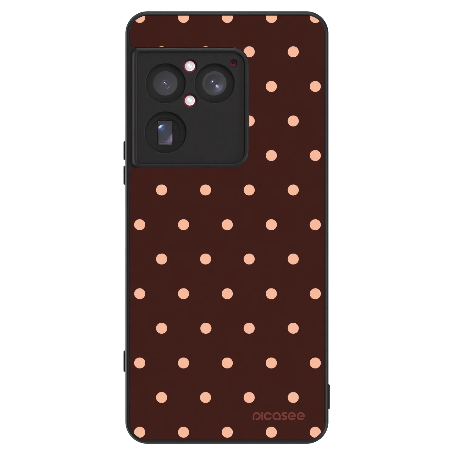 Picasee ULTIMATE CASE na Sony Xperia 1 VIII 5G - Peach Dots & Chocolate