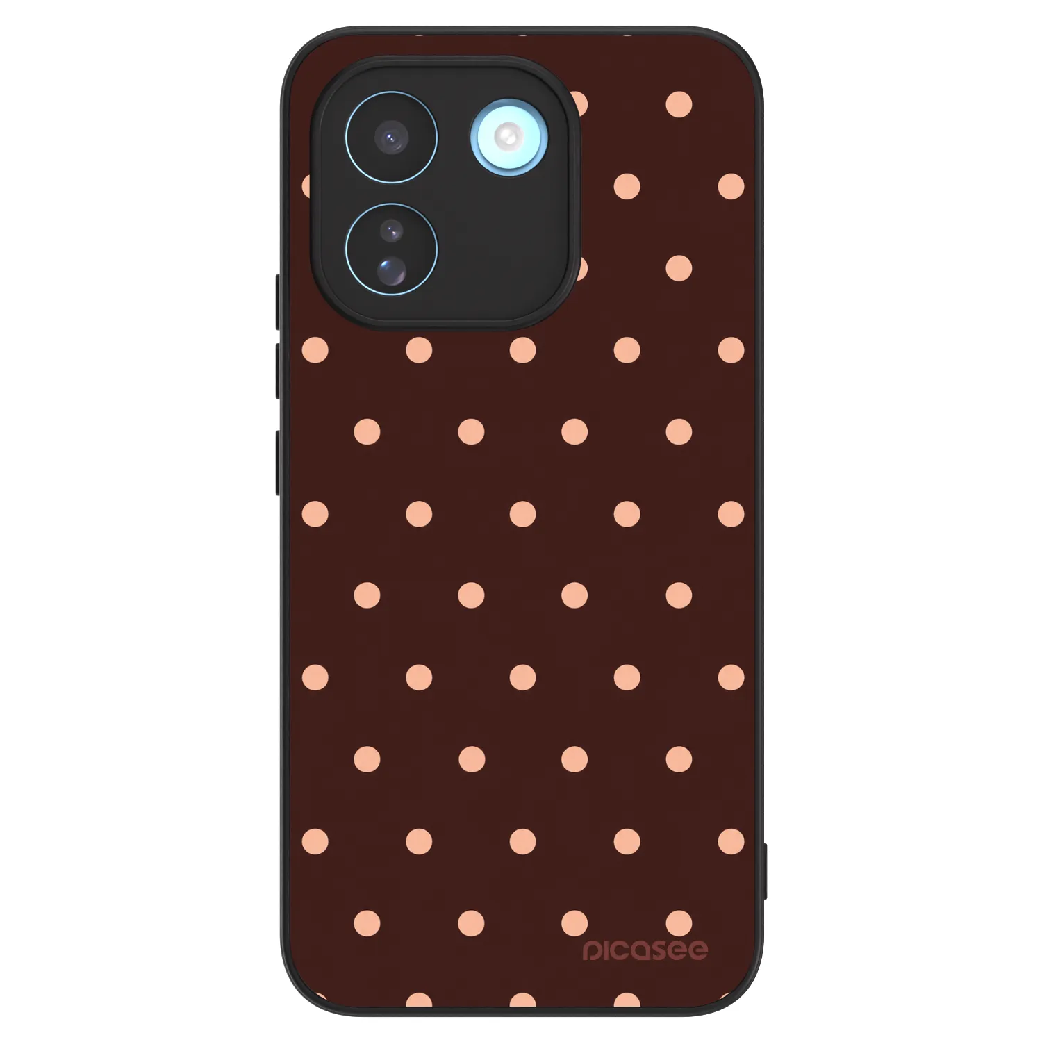 Picasee ULTIMATE CASE na Xiaomi Redmi Note 17 Pro MAX 5G - Peach Dots & Chocolate