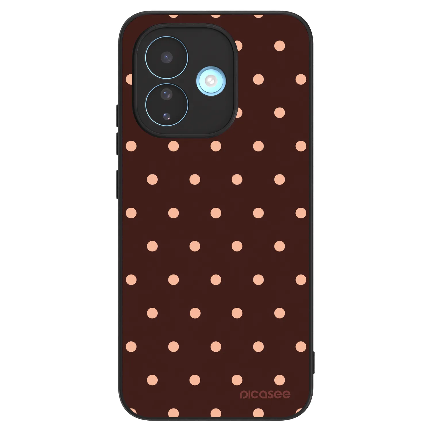 Picasee ULTIMATE CASE na Xiaomi Redmi Note 17 Pro 5G - Peach Dots & Chocolate