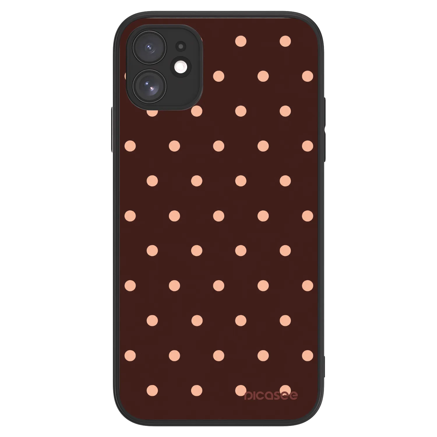 Picasee ULTIMATE CASE na Apple iPhone 11 - Peach Dots & Chocolate