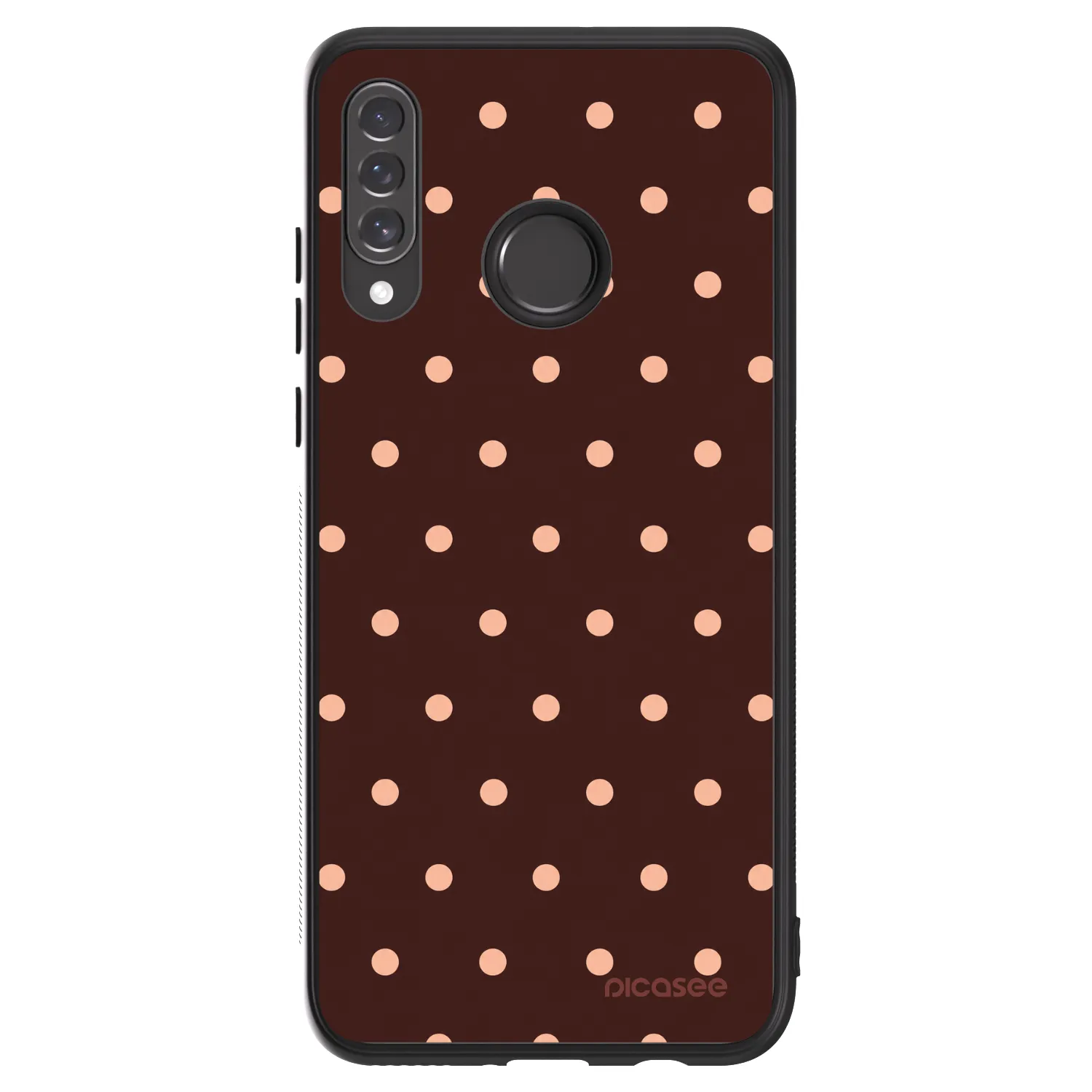 Picasee ULTIMATE CASE na Huawei P30 Lite - Peach Dots & Chocolate