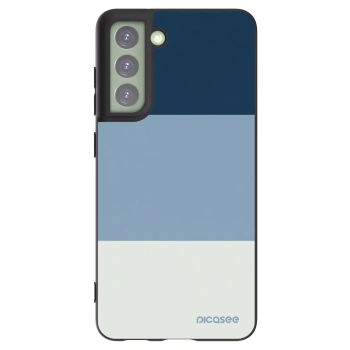 Picasee silikonowe czarne etui na Samsung Galaxy S21 FE 5G - Coastal Blue