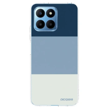 Picasee silikonowe przeźroczyste etui na Honor 70 Lite - Coastal Blue