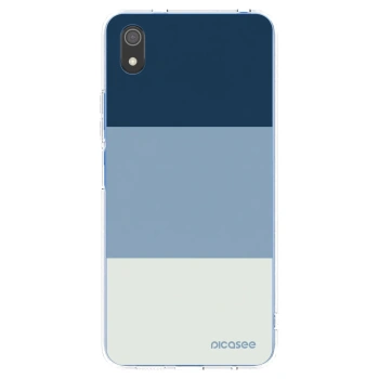 Picasee silikonowe przeźroczyste etui na Xiaomi Redmi 7A - Coastal Blue