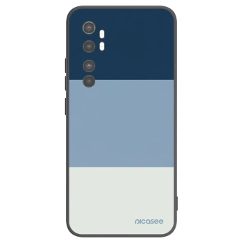 Picasee silikonowe czarne etui na Xiaomi Mi Note 10 Lite - Coastal Blue