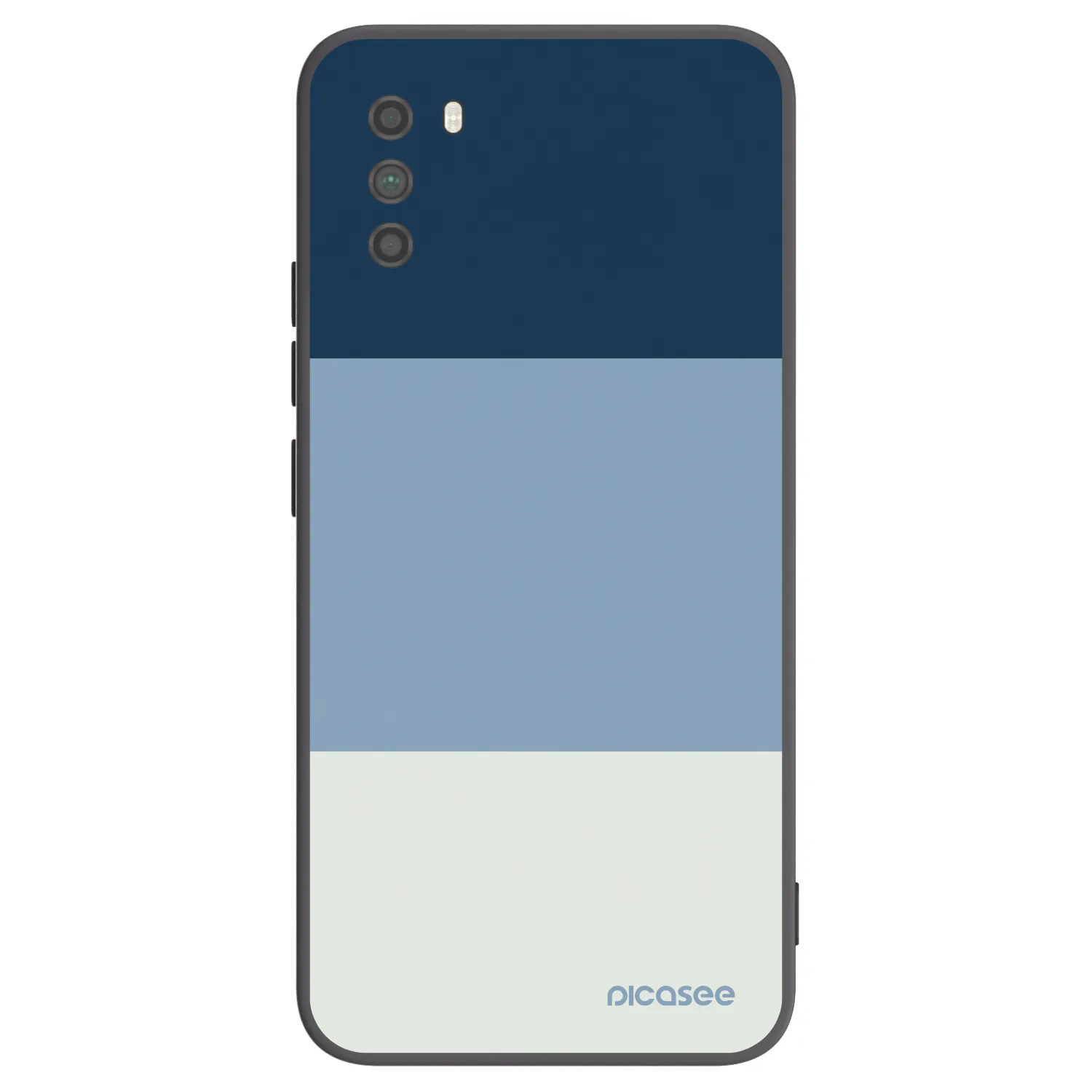 Picasee silikonowe czarne etui na Xiaomi Poco M3 - Coastal Blue