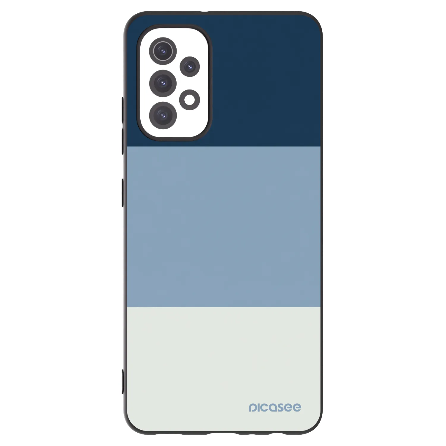 Picasee silikonowe czarne etui na Samsung Galaxy A32 5G A326B - Coastal Blue