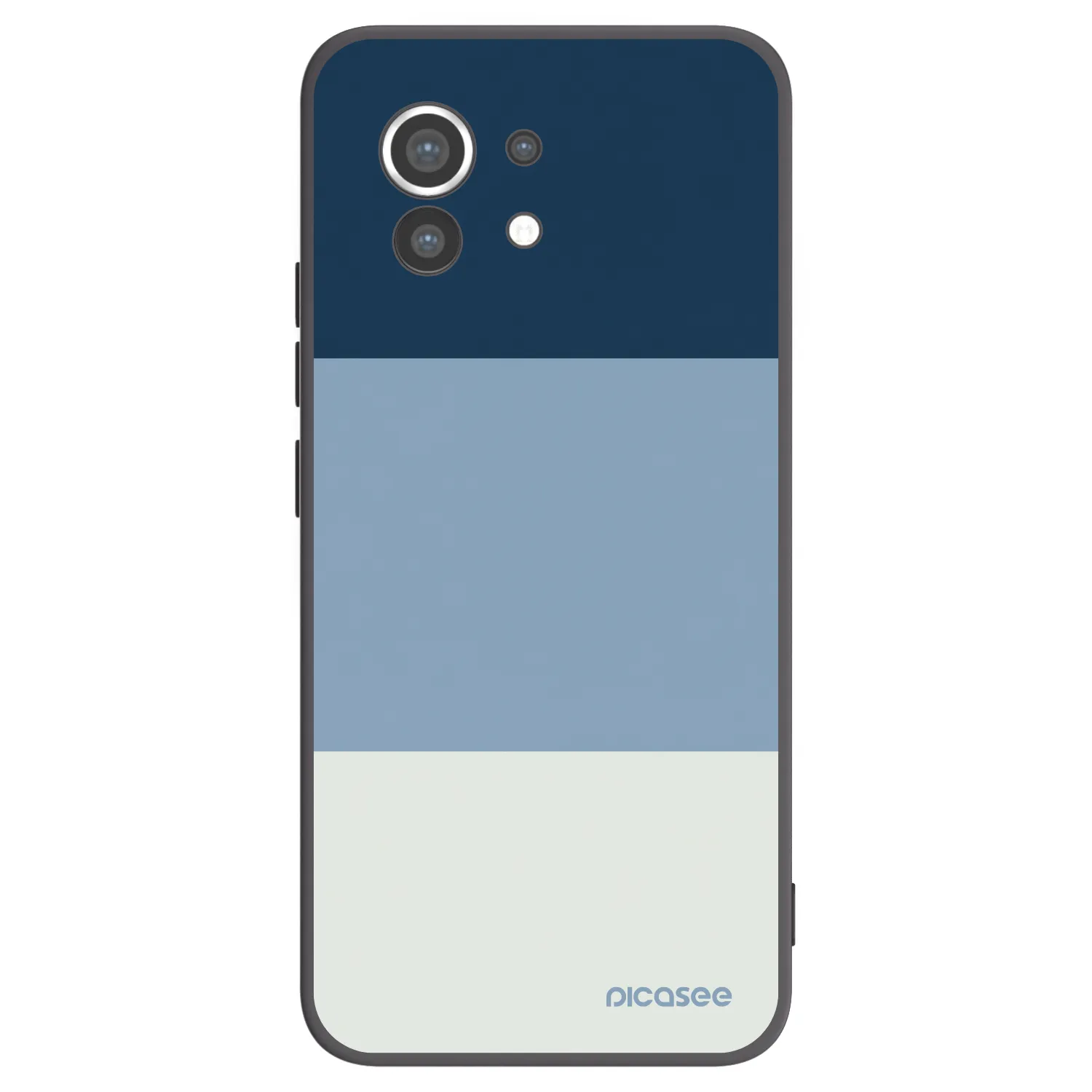 Picasee silikonowe czarne etui na Xiaomi Mi 11 - Coastal Blue