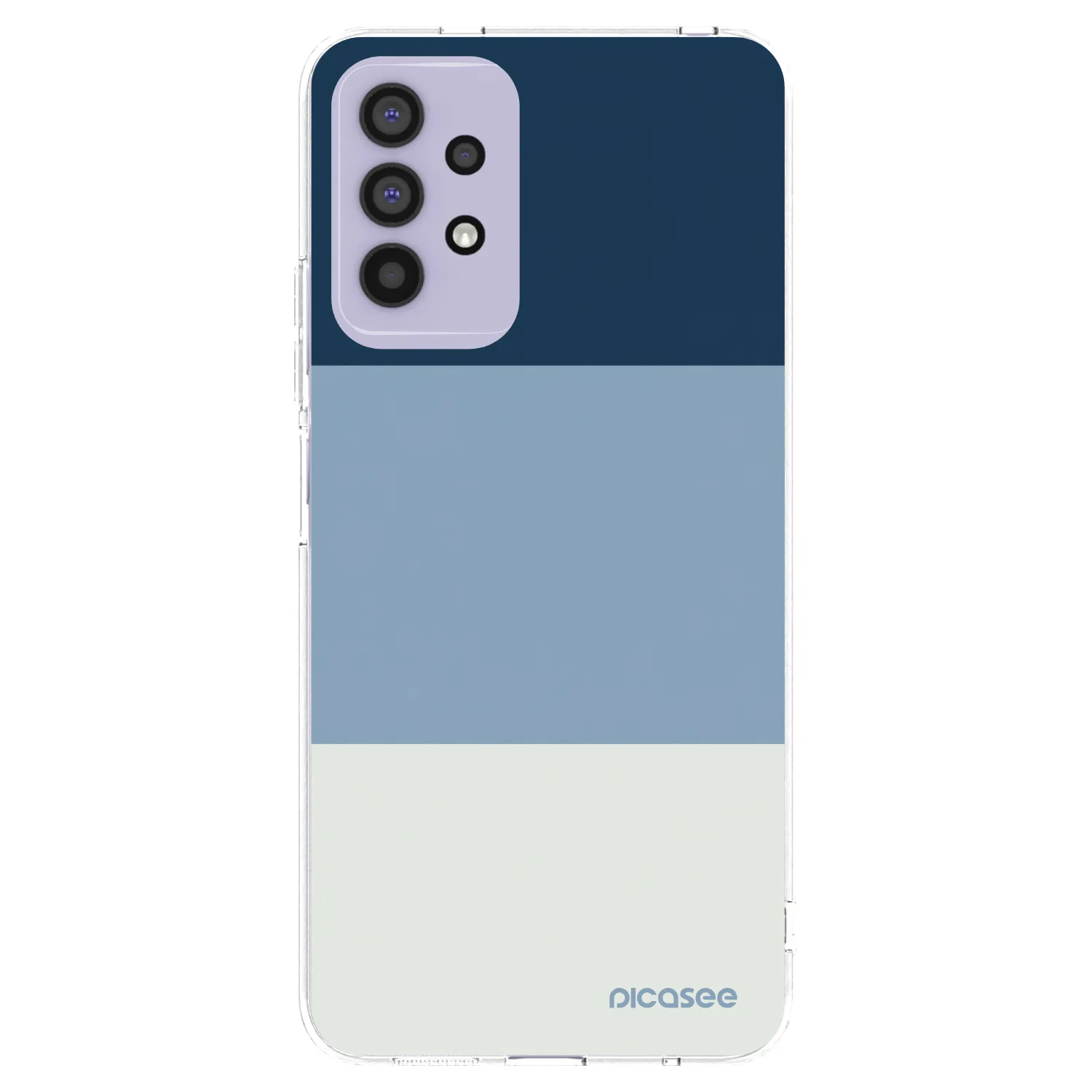 Picasee silikonowe przeźroczyste etui na Samsung Galaxy A32 4G SM-A325F - Coastal Blue