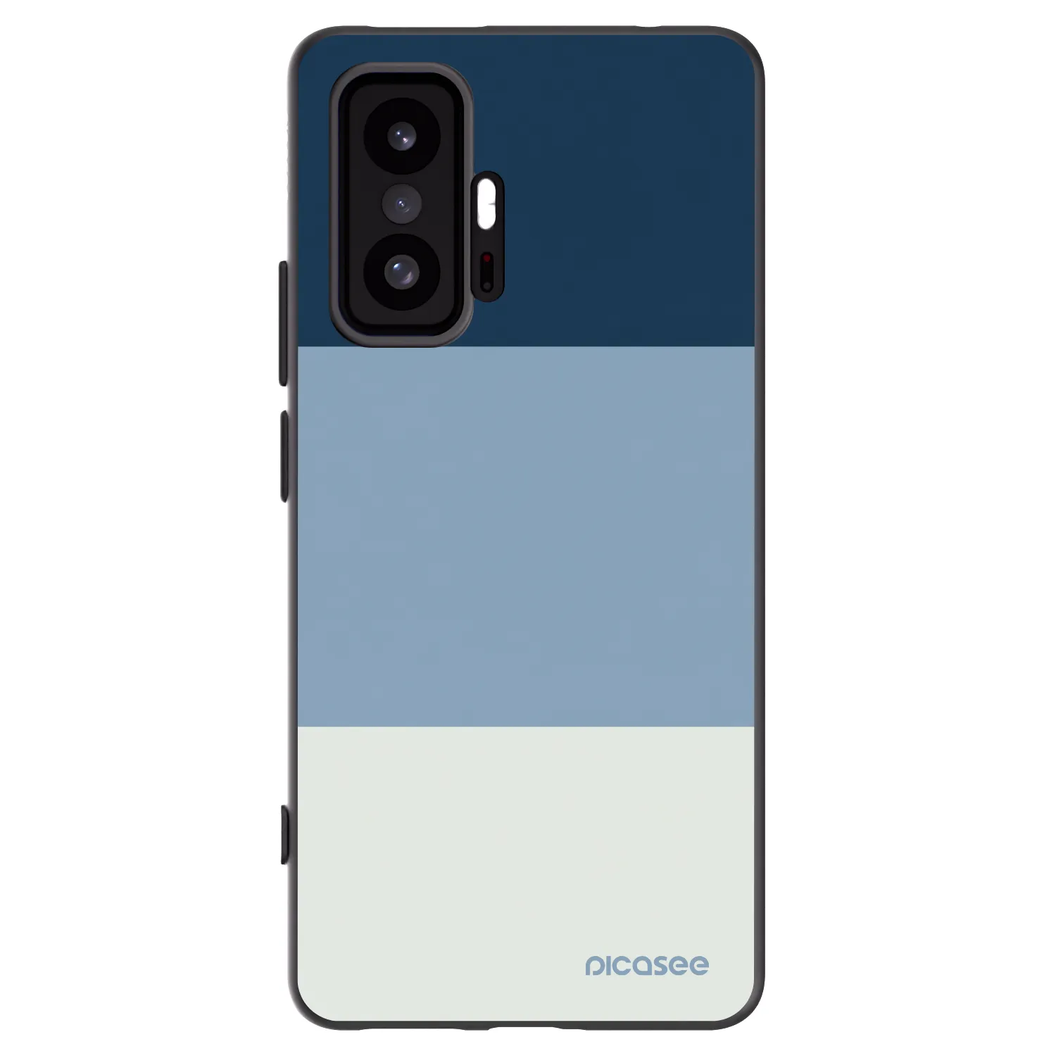 Picasee silikonowe czarne etui na Xiaomi 11T Pro - Coastal Blue