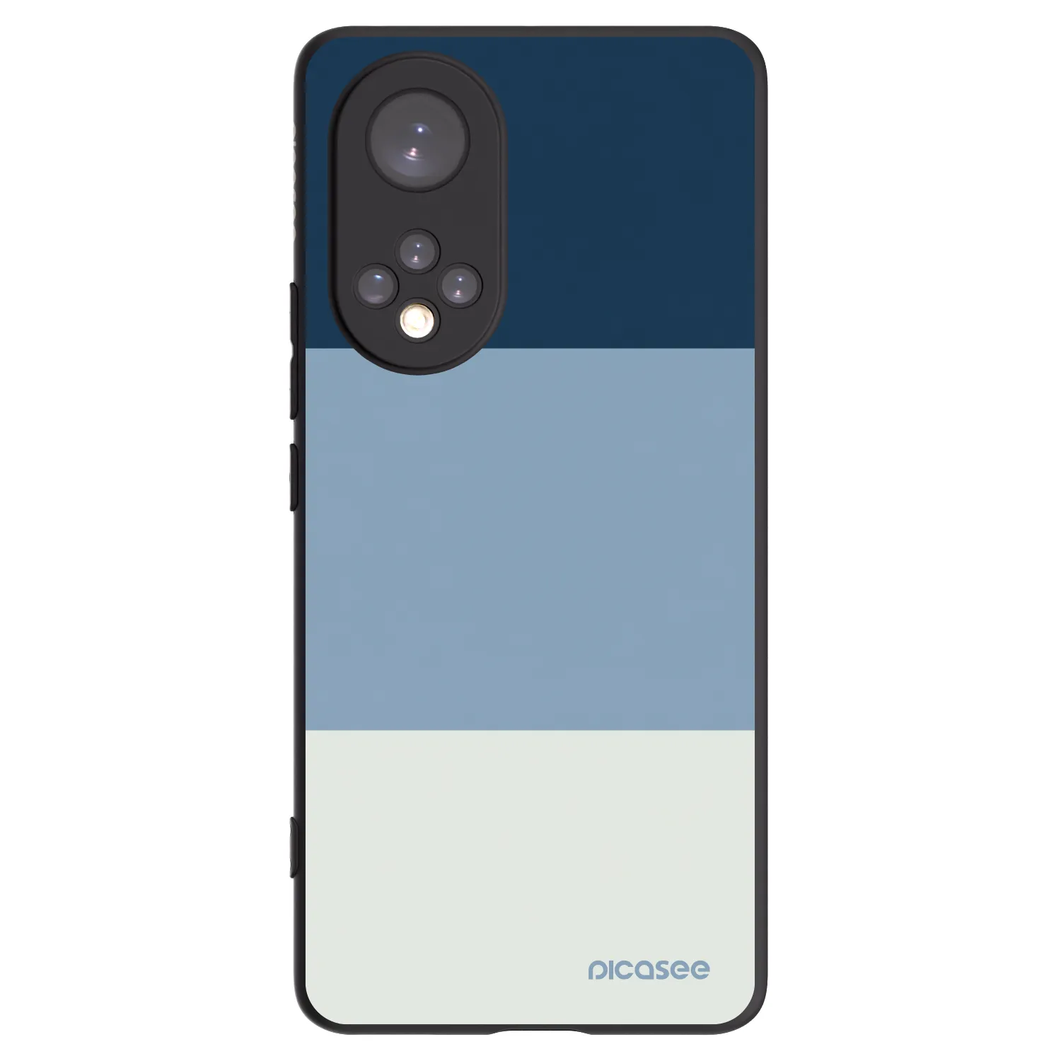 Picasee silikonowe czarne etui na Huawei Nova 9 - Coastal Blue