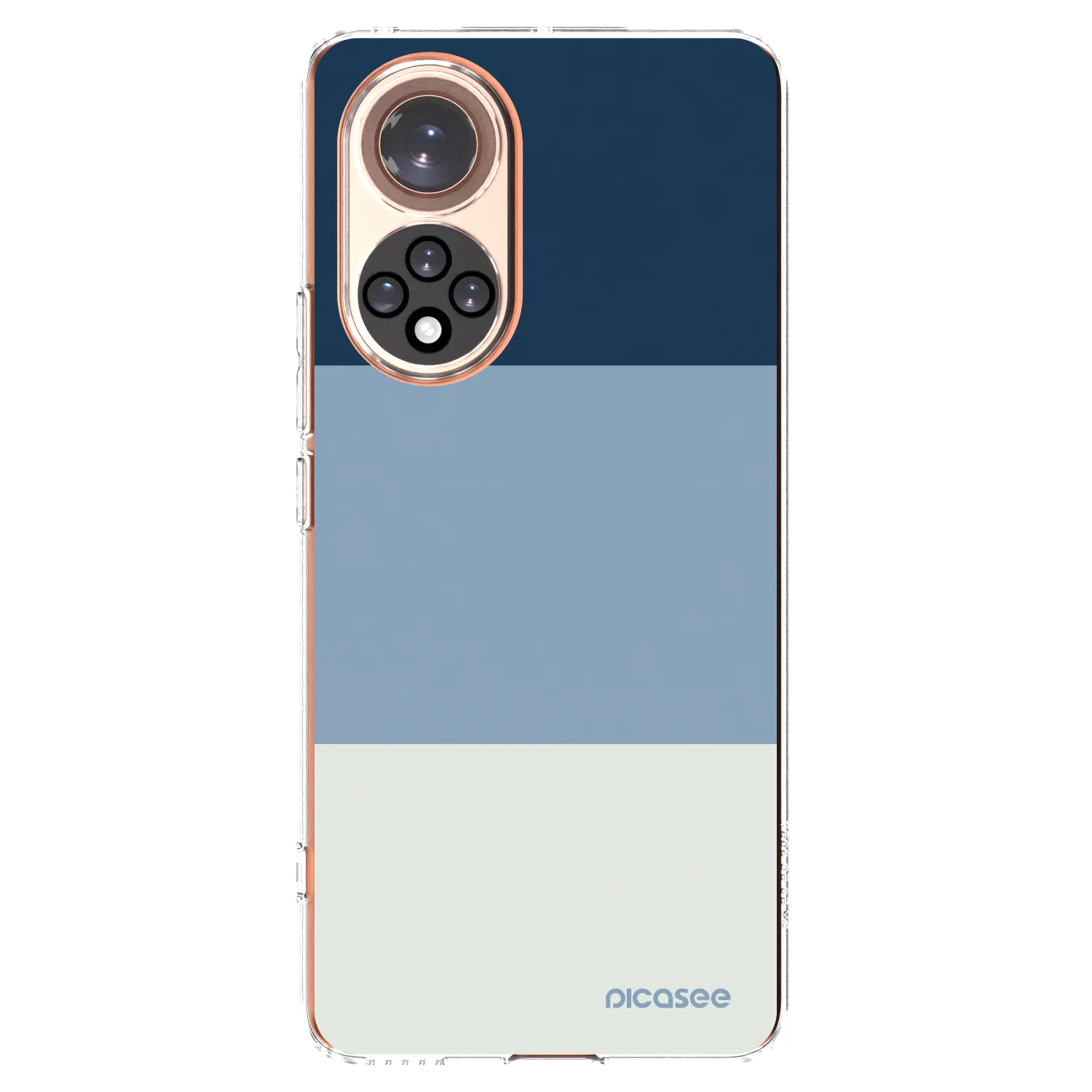 Picasee silikonowe przeźroczyste etui na Huawei Nova 9 - Coastal Blue
