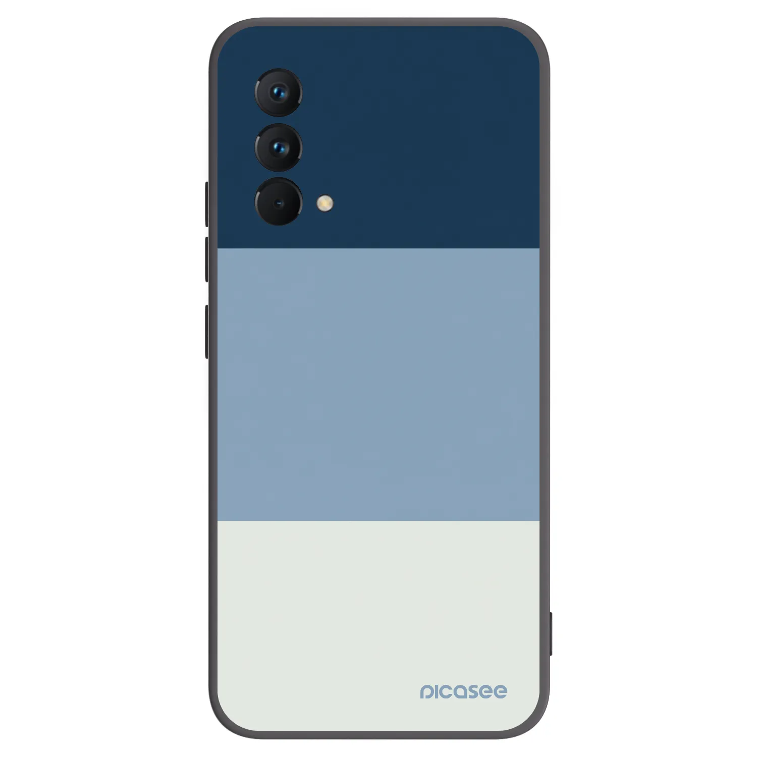Picasee silikonowe czarne etui na Realme GT Master Edition 5G - Coastal Blue