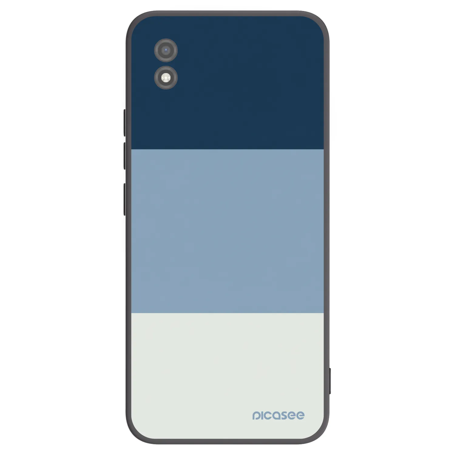 Picasee silikonowe czarne etui na Realme C11 (2021) - Coastal Blue