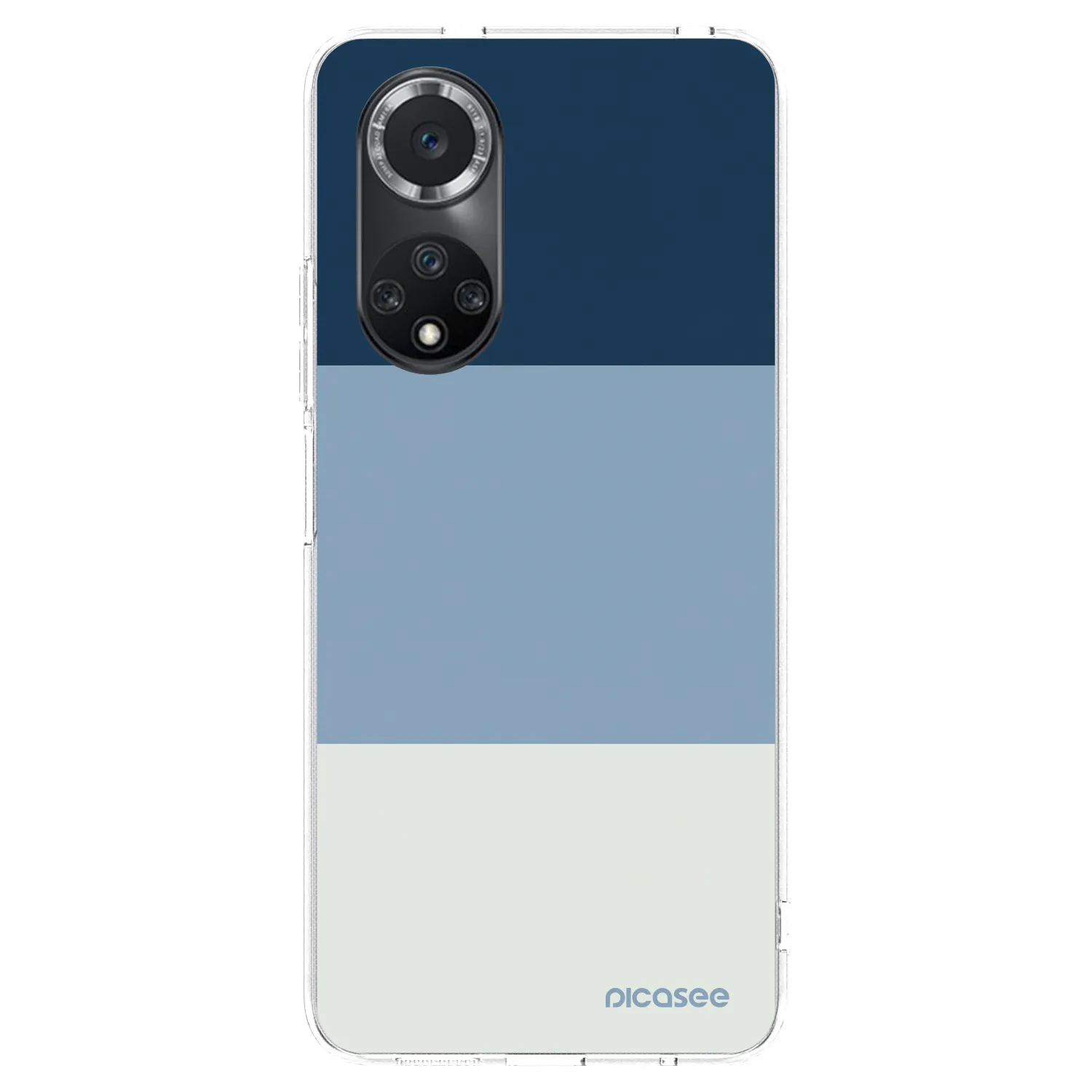Picasee silikonowe przeźroczyste etui na Huawei Nova 9 SE - Coastal Blue