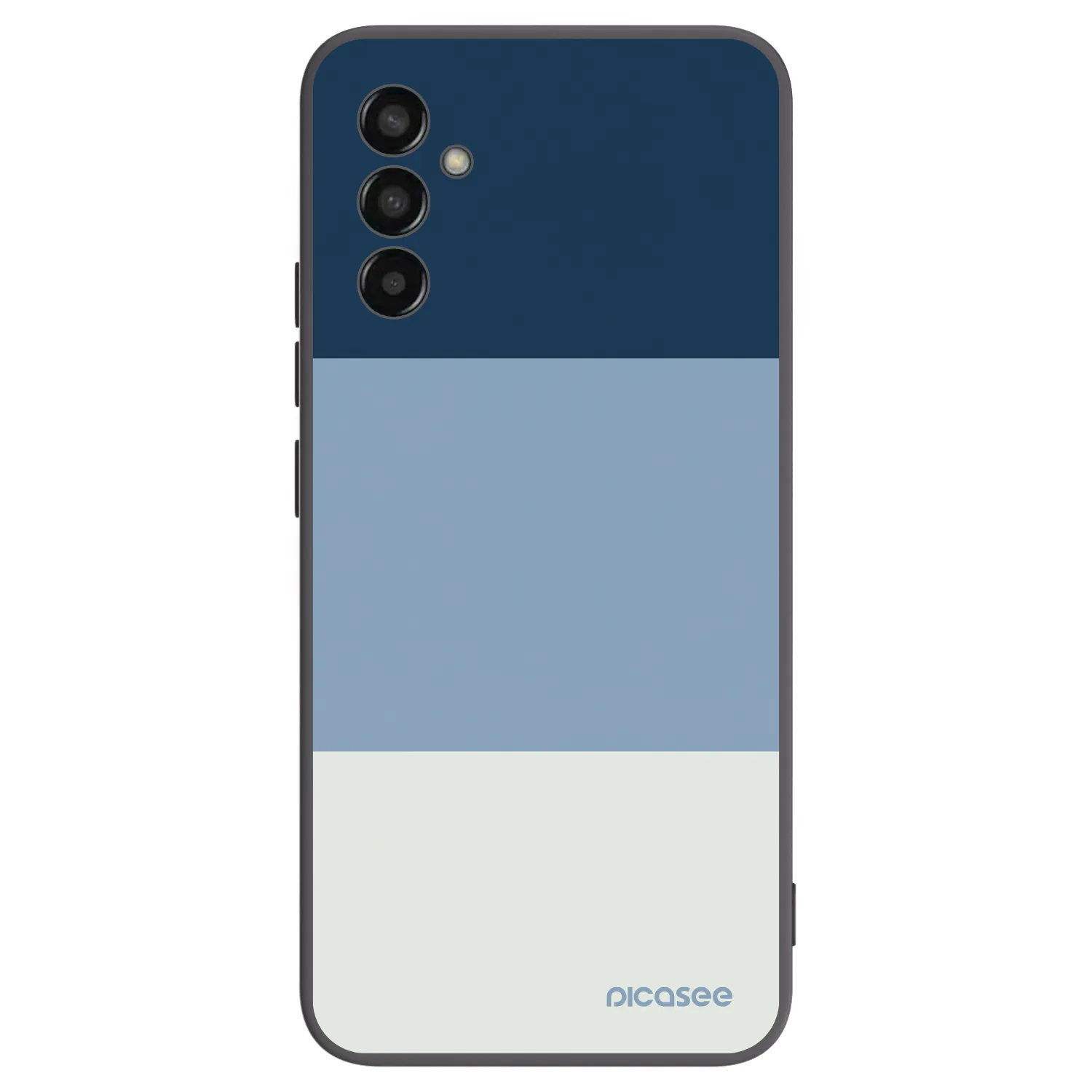 Picasee silikonowe czarne etui na Samsung Galaxy M13 M135F - Coastal Blue