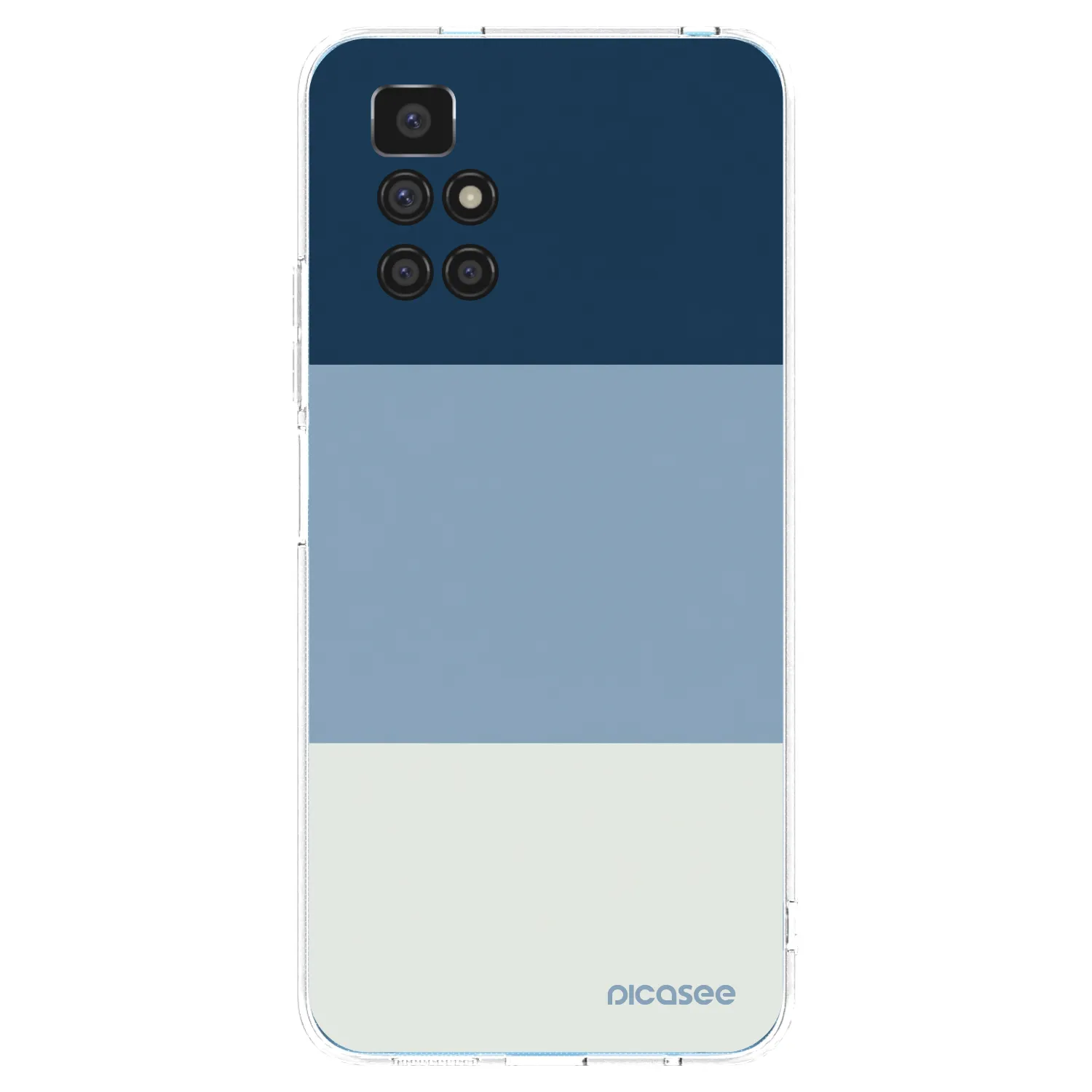 Picasee silikonowe przeźroczyste etui na Xiaomi Redmi 10 (2022) - Coastal Blue