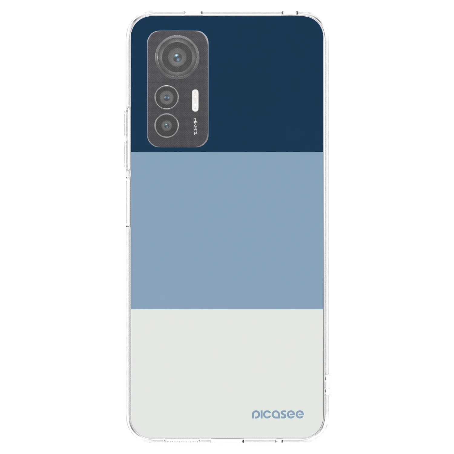 Picasee silikonowe przeźroczyste etui na Xiaomi 12 Lite - Coastal Blue
