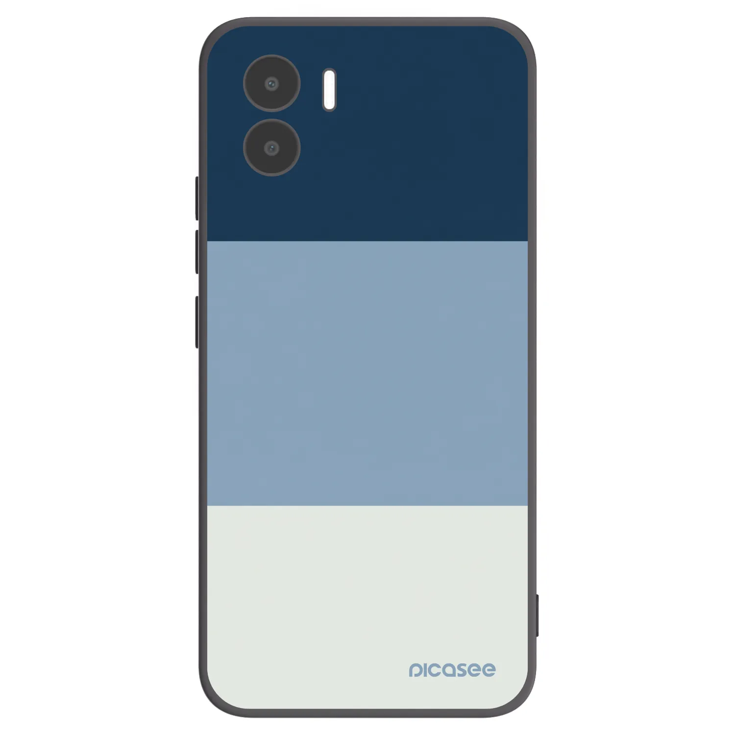 Picasee silikonowe czarne etui na Xiaomi Redmi A1 - Coastal Blue