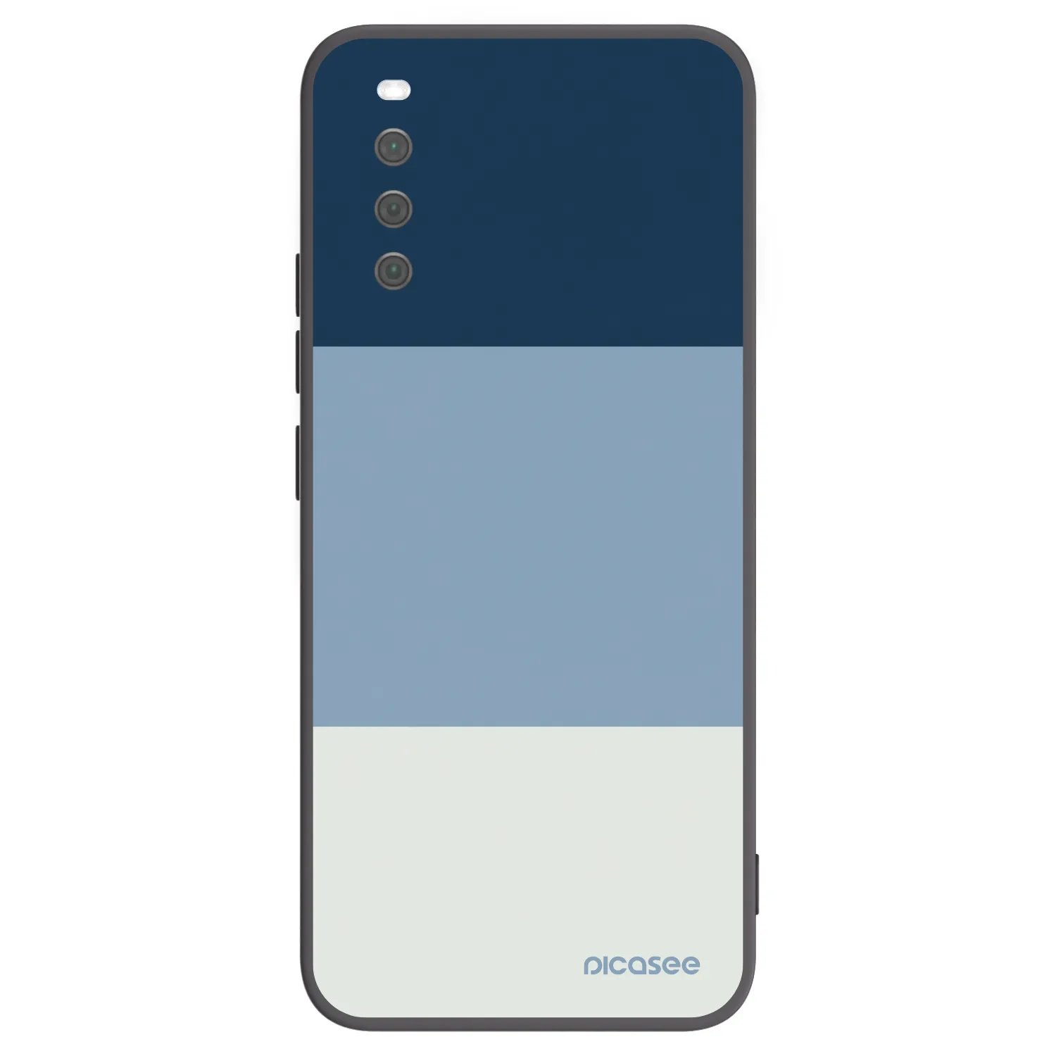 Picasee silikonowe czarne etui na Sony Xperia 10 III - Coastal Blue