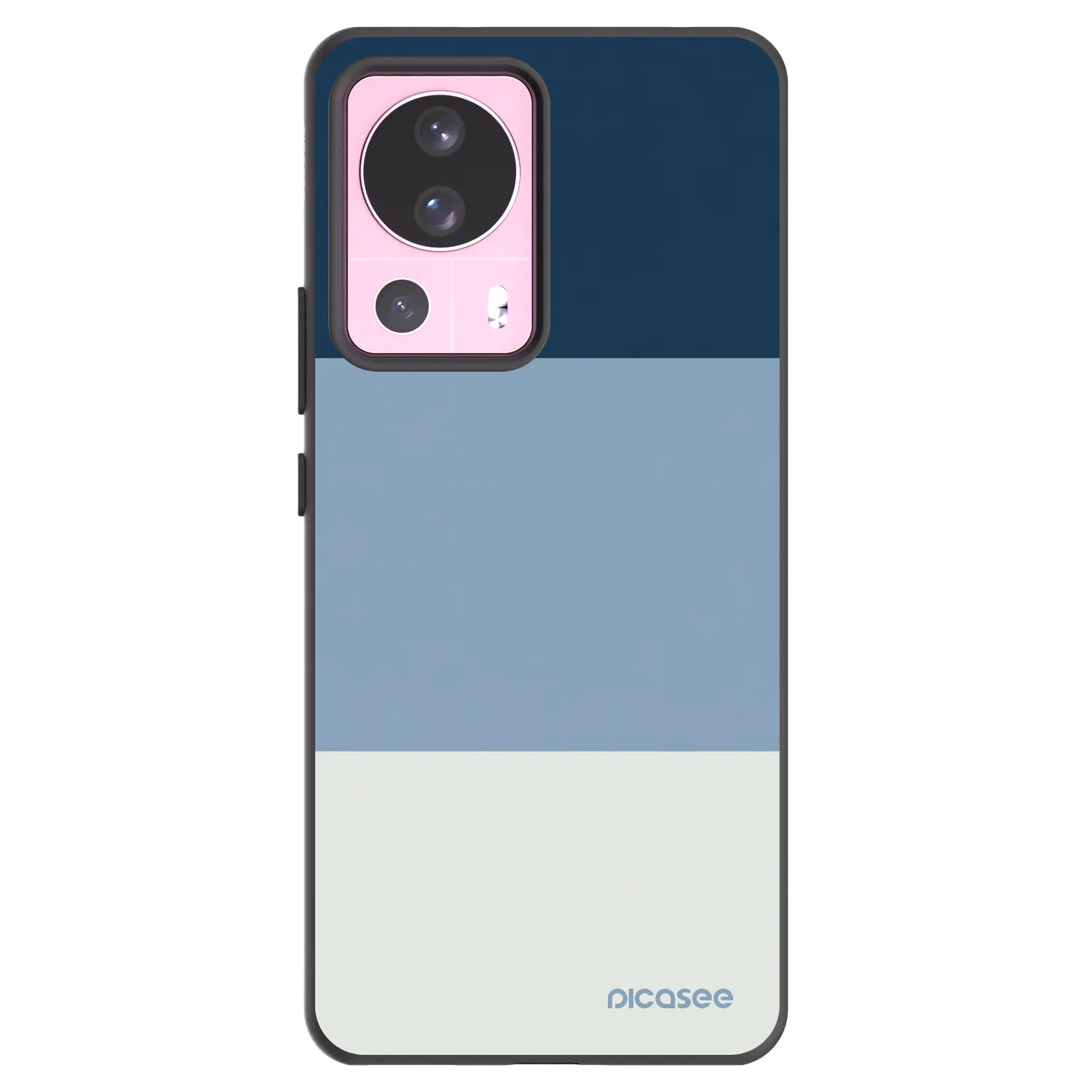Picasee silikonowe czarne etui na Xiaomi 13 Lite - Coastal Blue