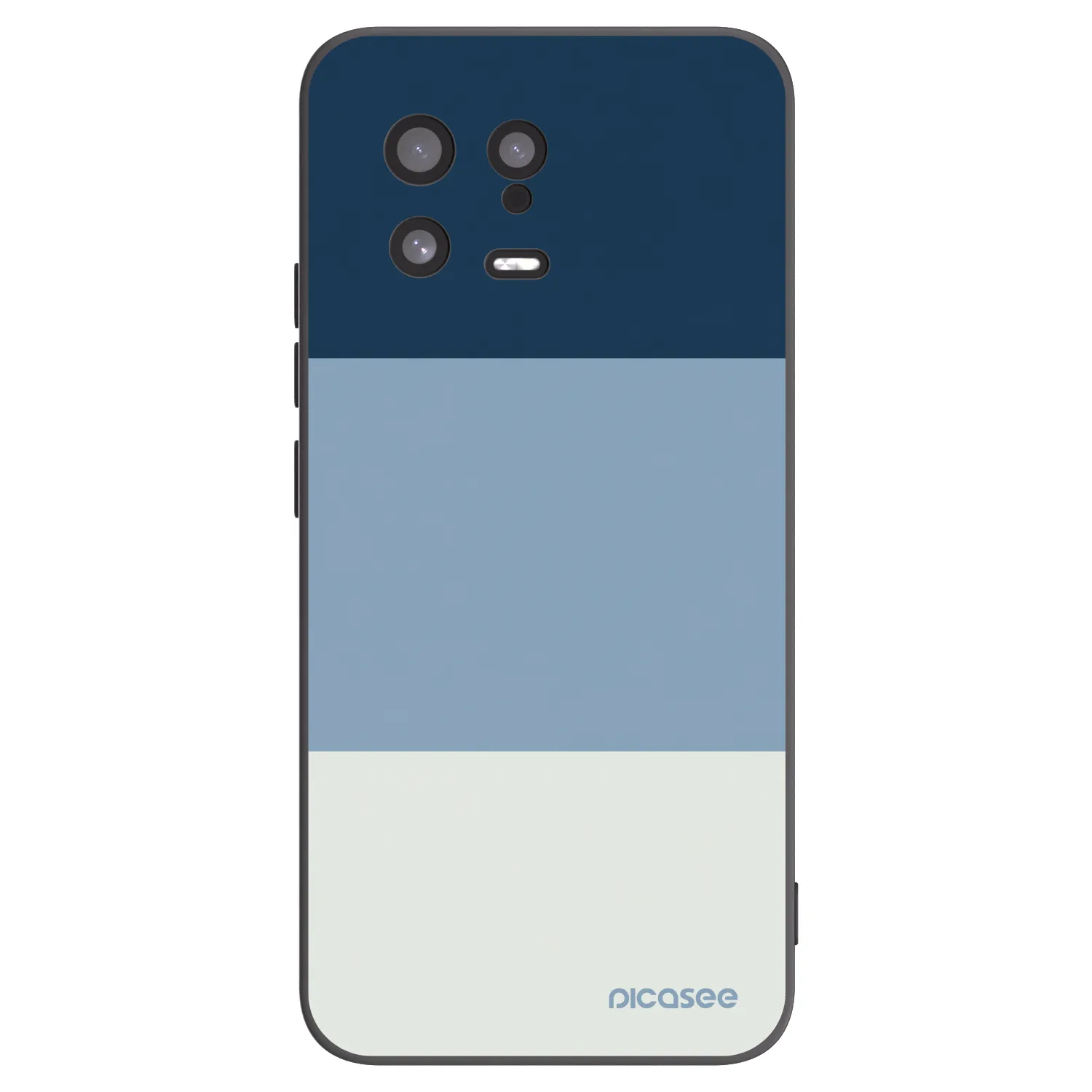Picasee silikonowe czarne etui na Xiaomi 13 - Coastal Blue