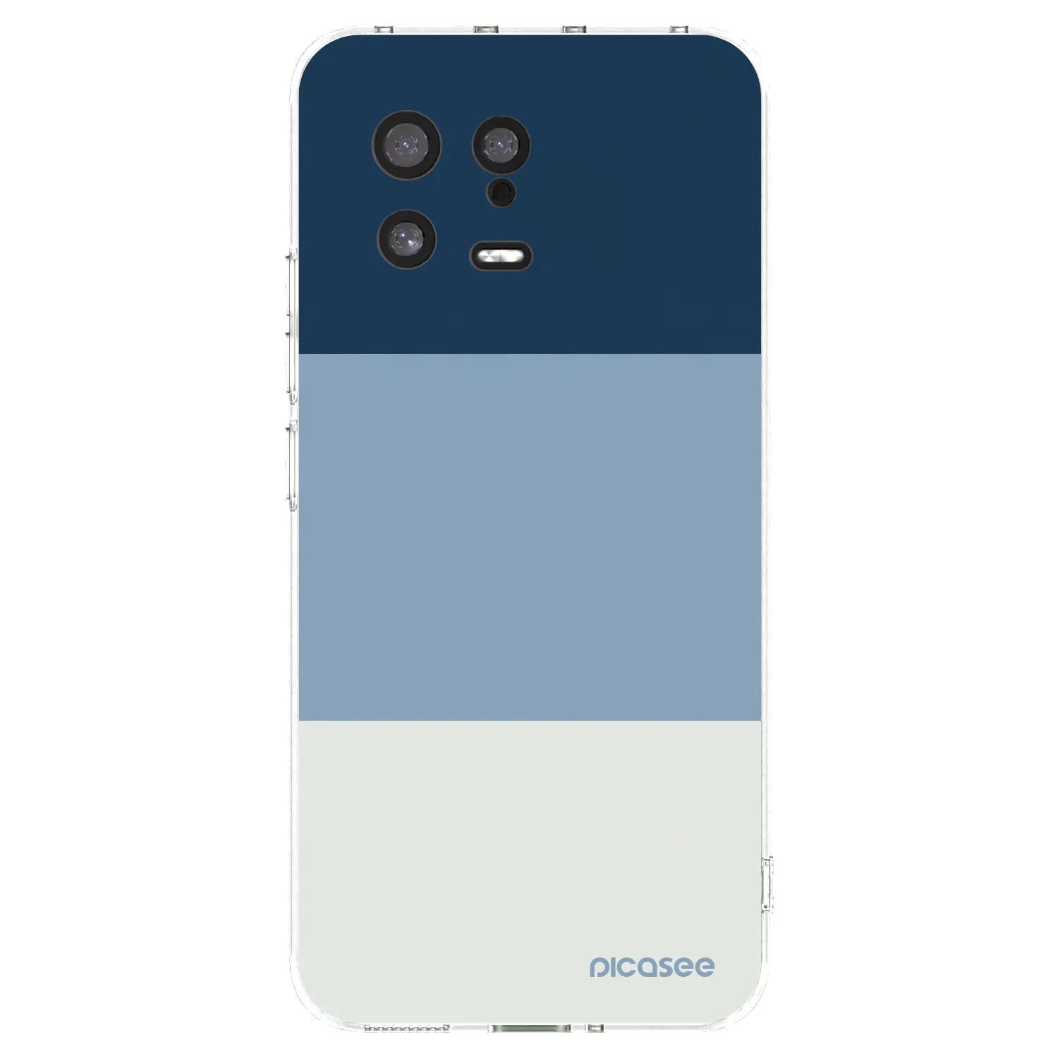 Picasee silikonowe przeźroczyste etui na Xiaomi 13 - Coastal Blue