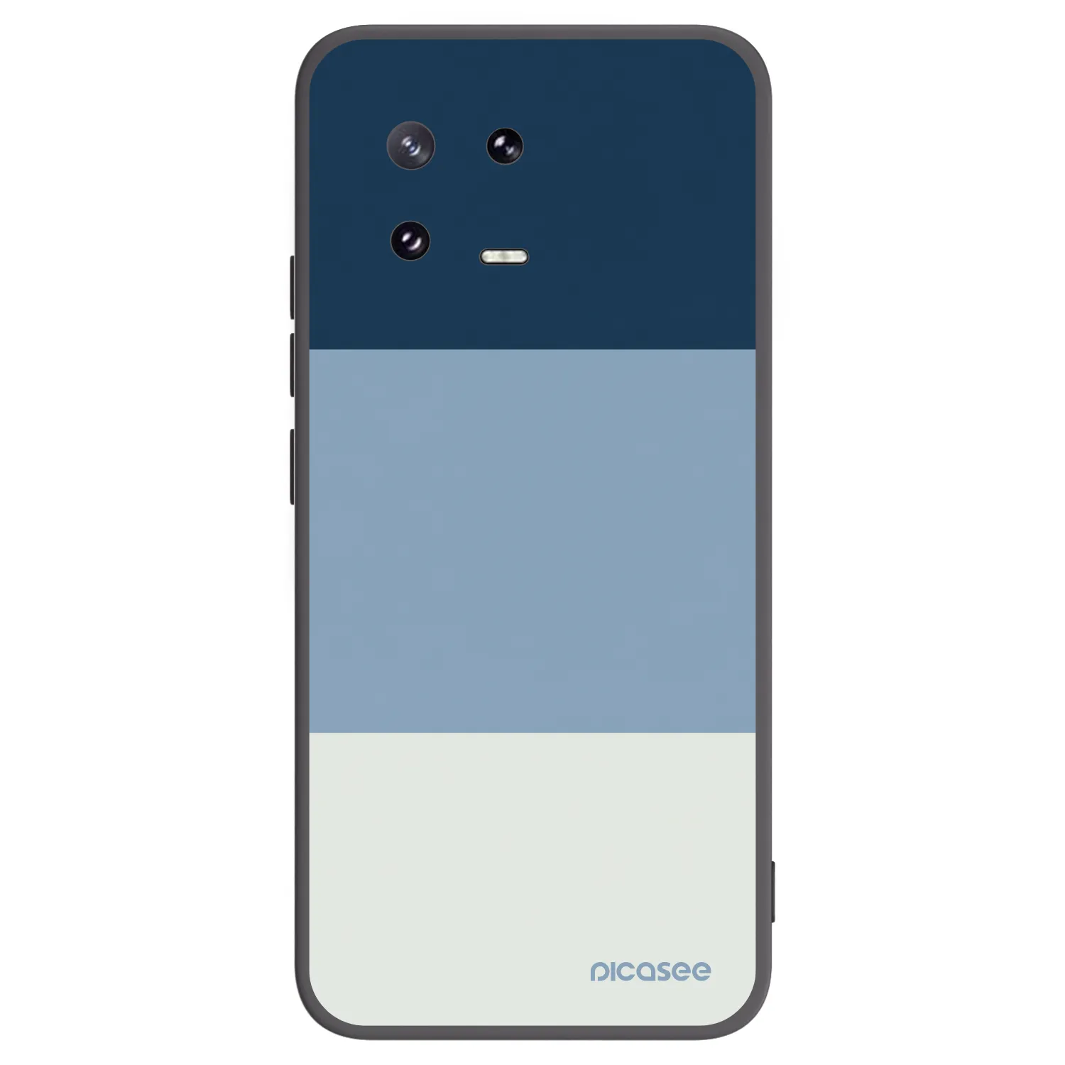 Picasee silikonowe czarne etui na Xiaomi 13 Pro - Coastal Blue