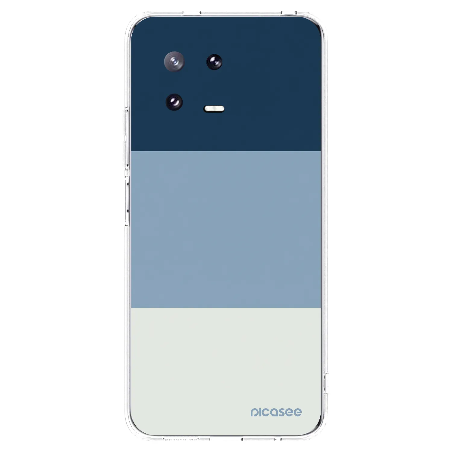 Picasee silikonowe przeźroczyste etui na Xiaomi 13 Pro - Coastal Blue