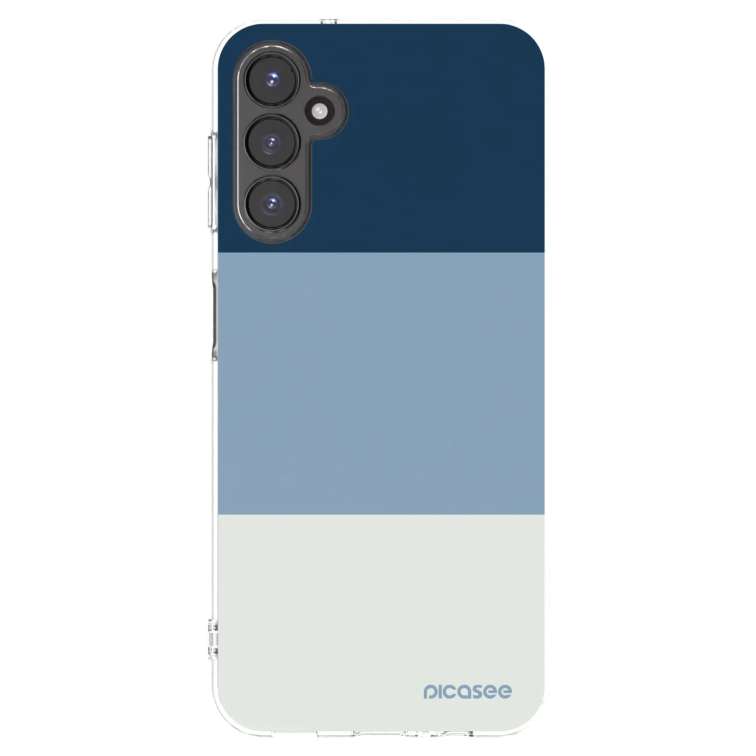 Picasee silikonowe przeźroczyste etui na Samsung Galaxy A14 5G A146P - Coastal Blue